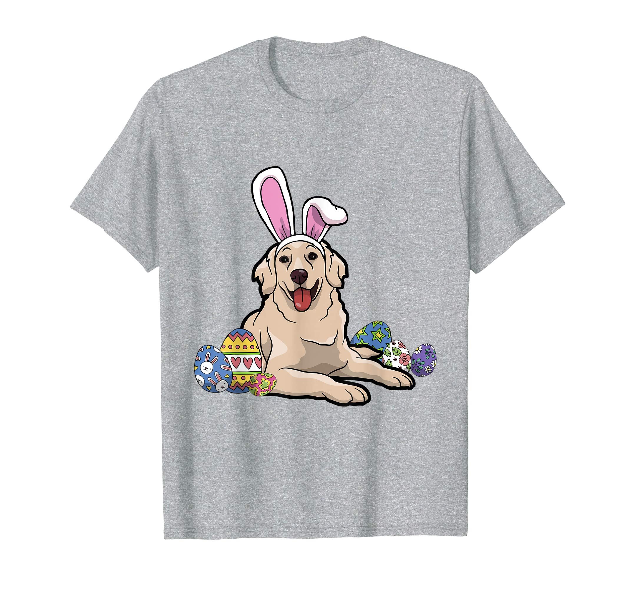 Golden Retriever Dressed As Easter Bunny Rabbit Ears T-Shirt