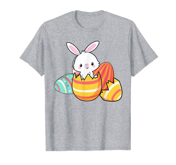 Funny Rabbit Bunny Easter Cute Eggs Boy Kids Girl Tshirt Gif