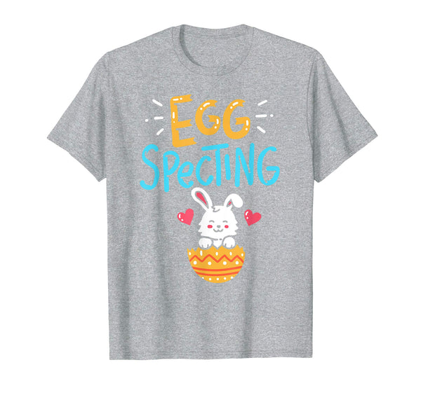 Easter Pregnancy Announcement T-Shirt Egg Specting Cute Tee