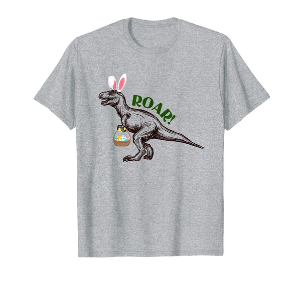 Funny Easter Dinosaur T-Rex T Shirt For Kids - Cool Dinosaur