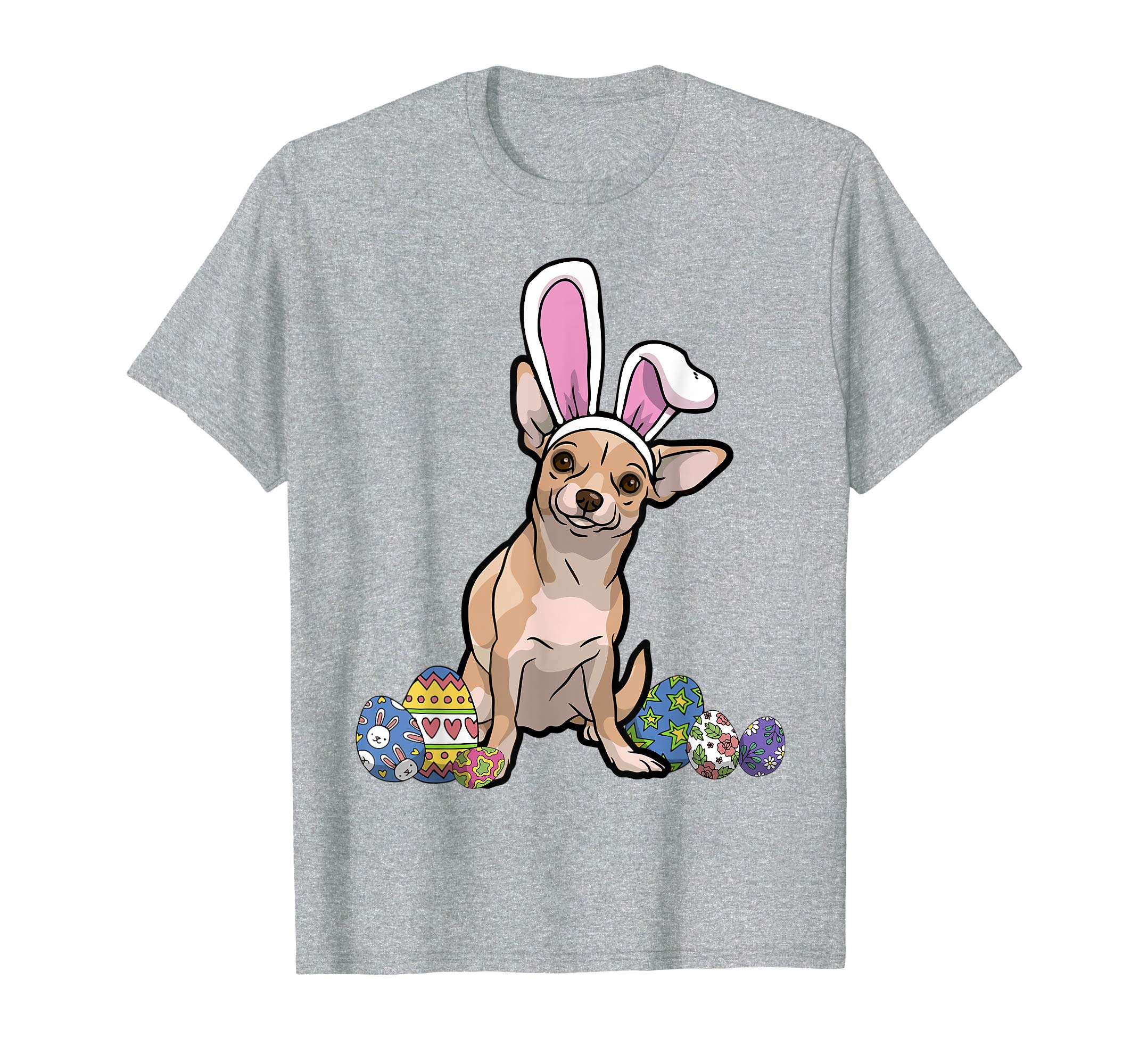 Chihuahua Dab Dabbing With Easter Bunny Rabbit Ears T-Shirt
