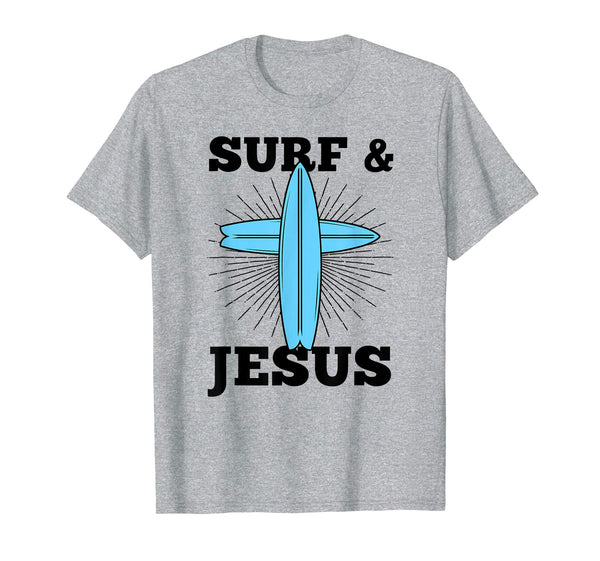 Surf And Jesus Christian Easter Bible Verse Gift T-Shirt