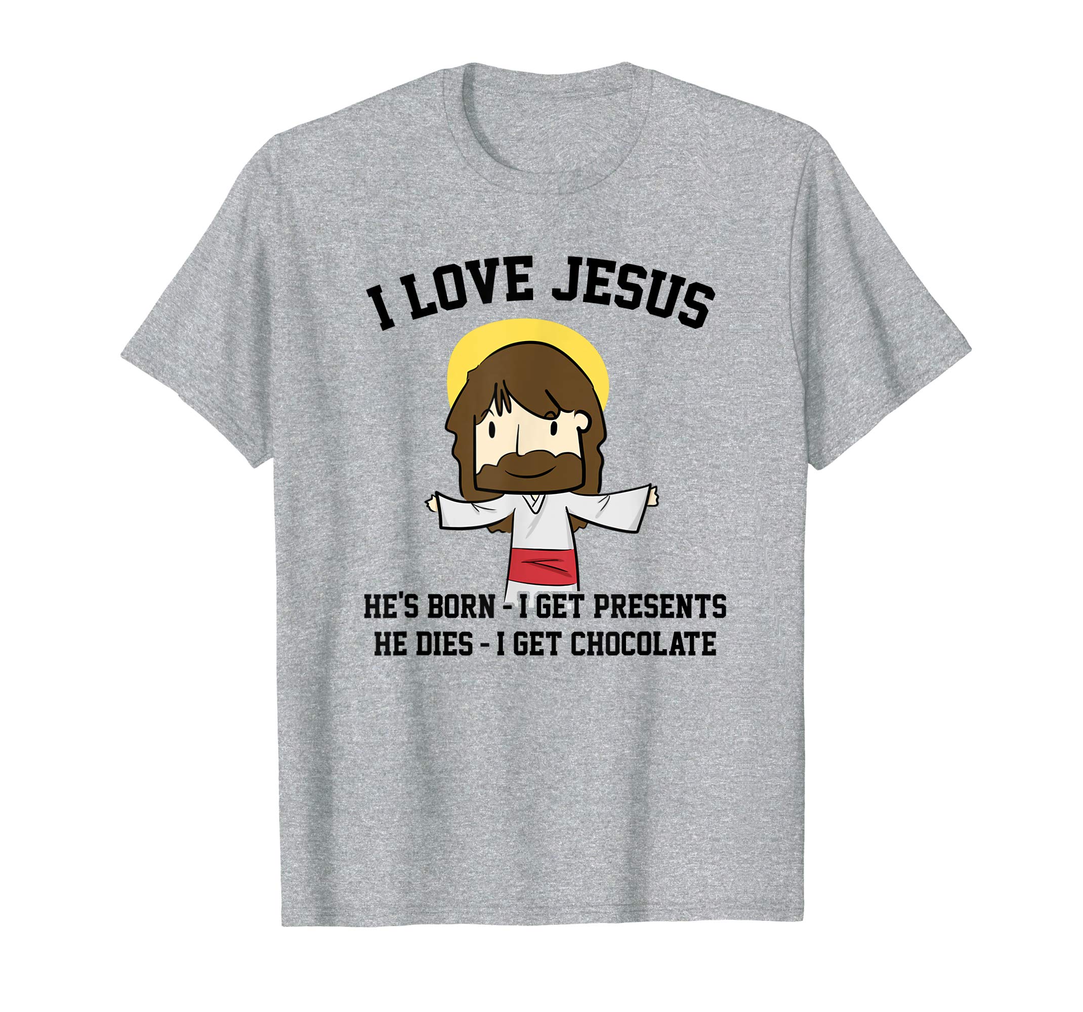 I Love Jesus Atheist T Shirt Presents & Easter Chocolates