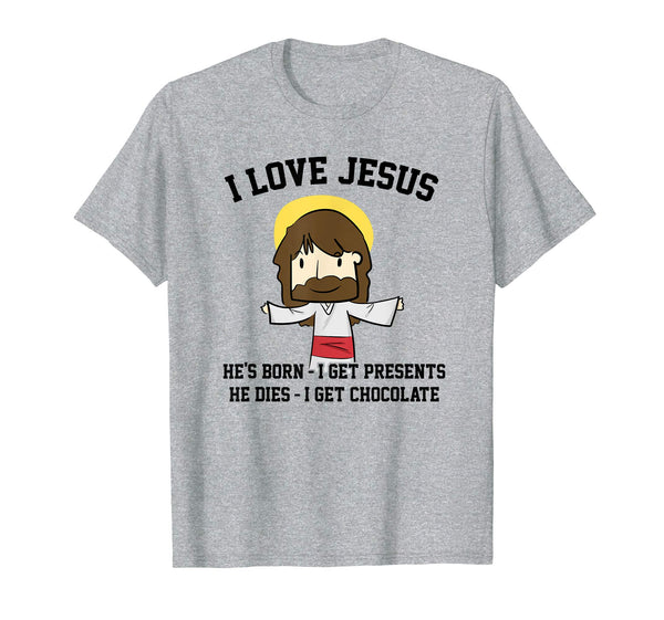 I Love Jesus Atheist T Shirt Presents &amp; Easter Chocolates