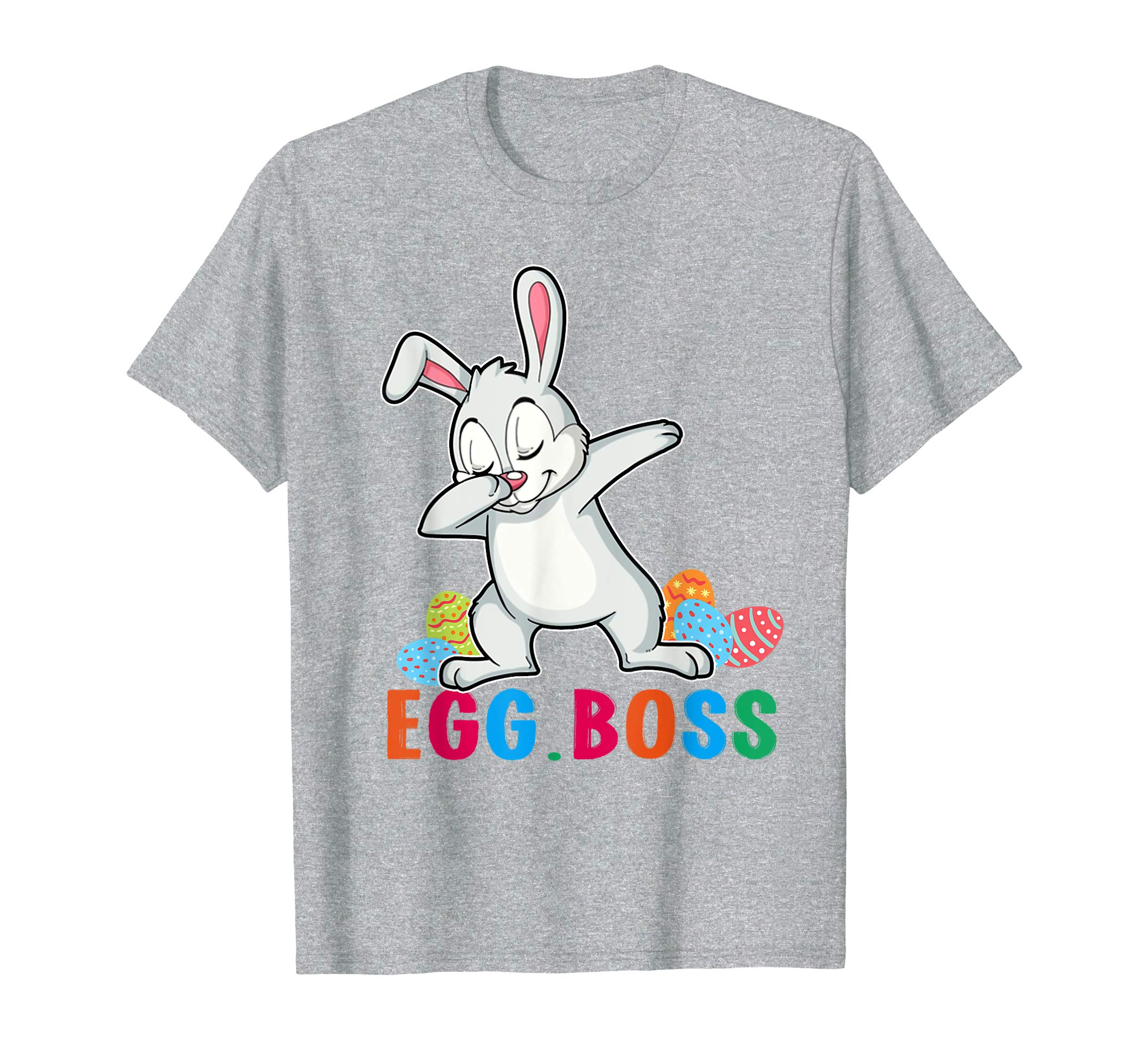 Funny Bunny Dab Dabbing Dance Egg Boss Easter T-Shirt