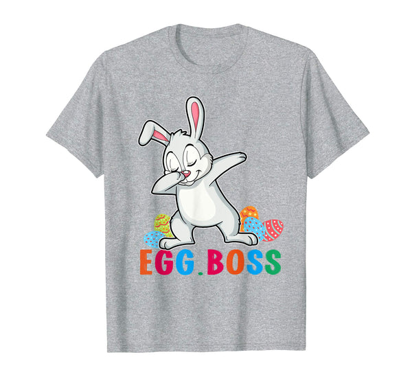 Funny Bunny Dab Dabbing Dance Egg Boss Easter T-Shirt