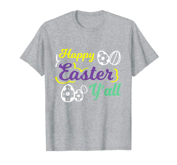 Happy Easter Y'All Easter Multicolor Easter Egg Gift T-Shirt