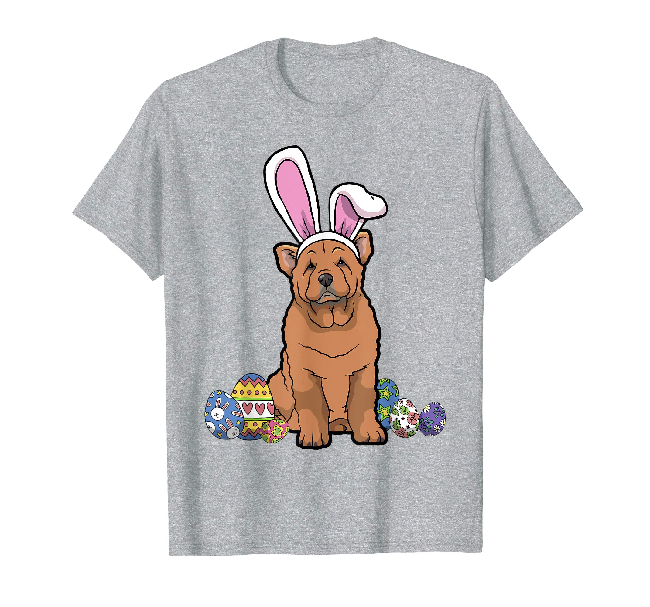 Chow Chow Dressed As Easter Bunny With Rabbit Ears T-Shirt
