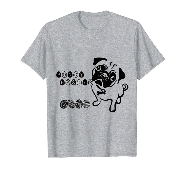 Vintage Style Cute Puggy Easter T Shirt