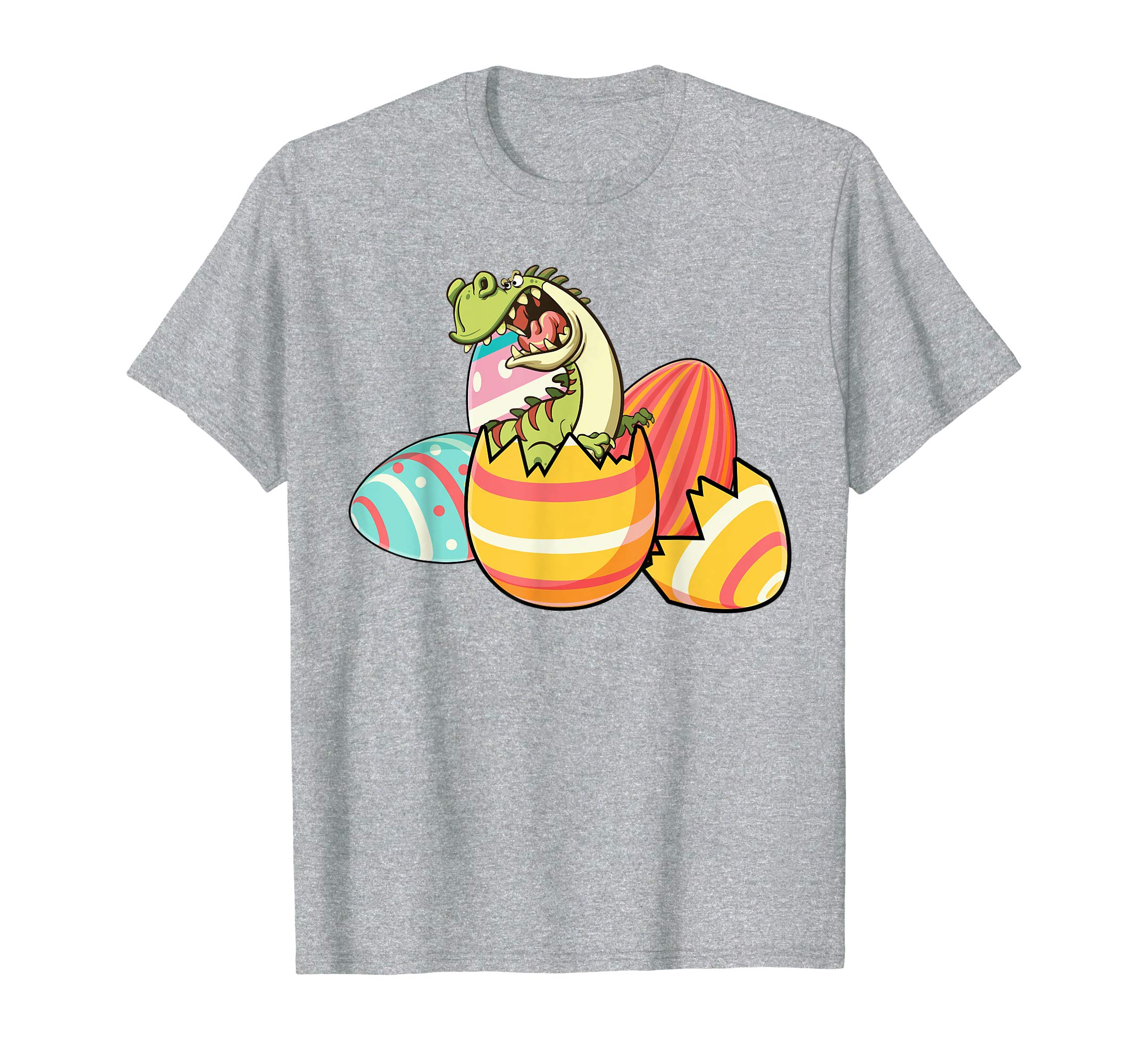 Funny T Rex Dinosaur Egg Happy Easter Boys Kids Tshirt Gift