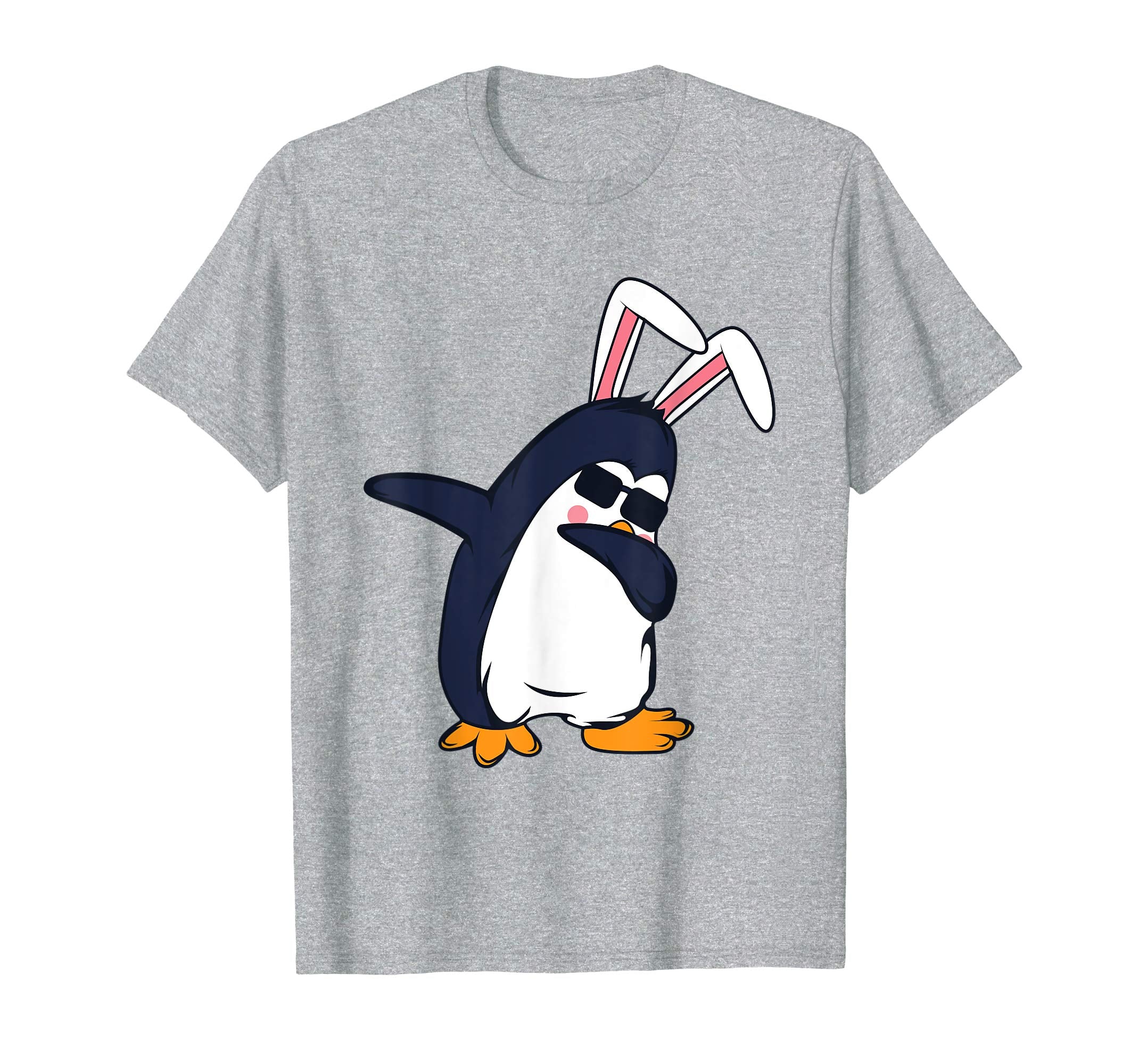 Dabbing Penguin Easter Bunny Dab Costume T-Shirt