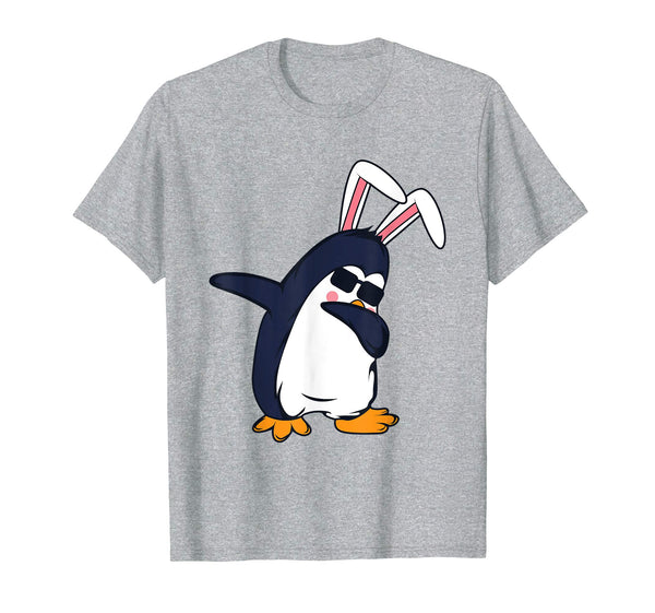 Dabbing Penguin Easter Bunny Dab Costume T-Shirt