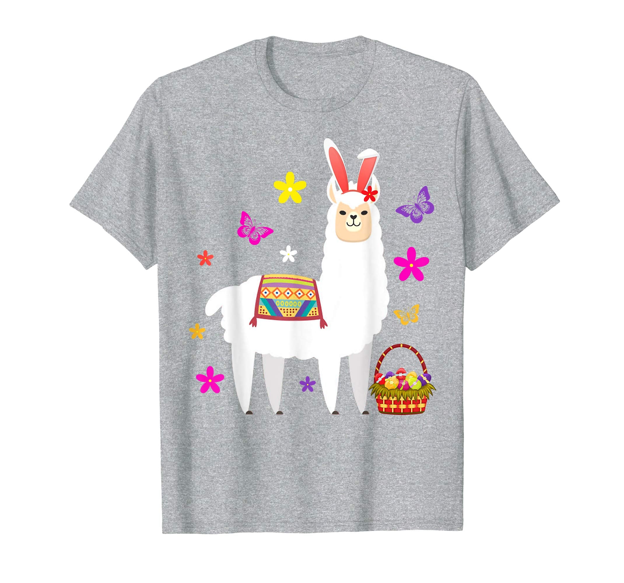 Funny Easter Llama with Bunny Ears T-Shirt Gift