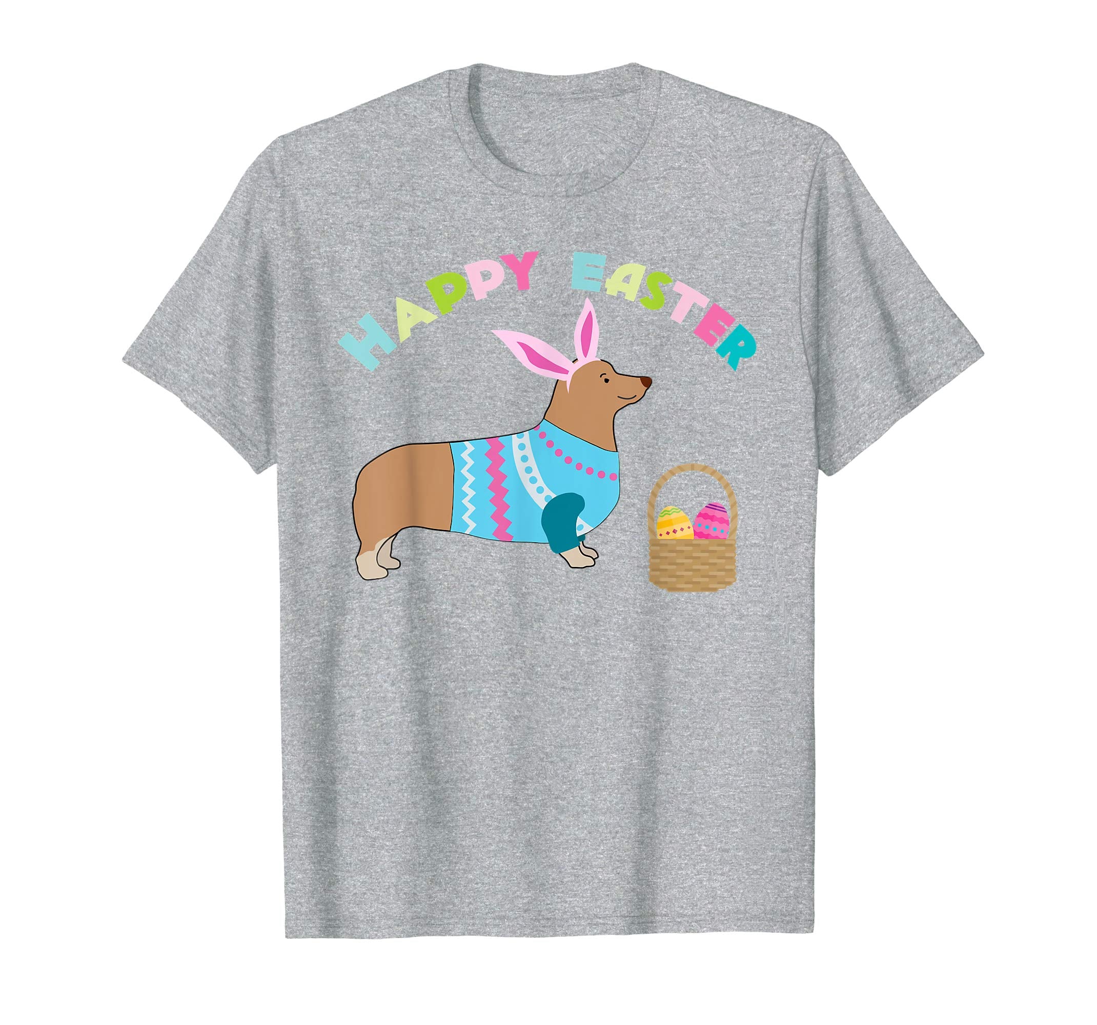 Corgi Easter T-shirt Pembroke Welsh Corgi in Dog Dress