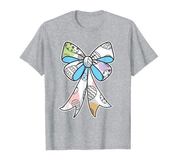 Cute Easter shirt for Girls Bow t-shirt Egg Hunt Bunny Tee