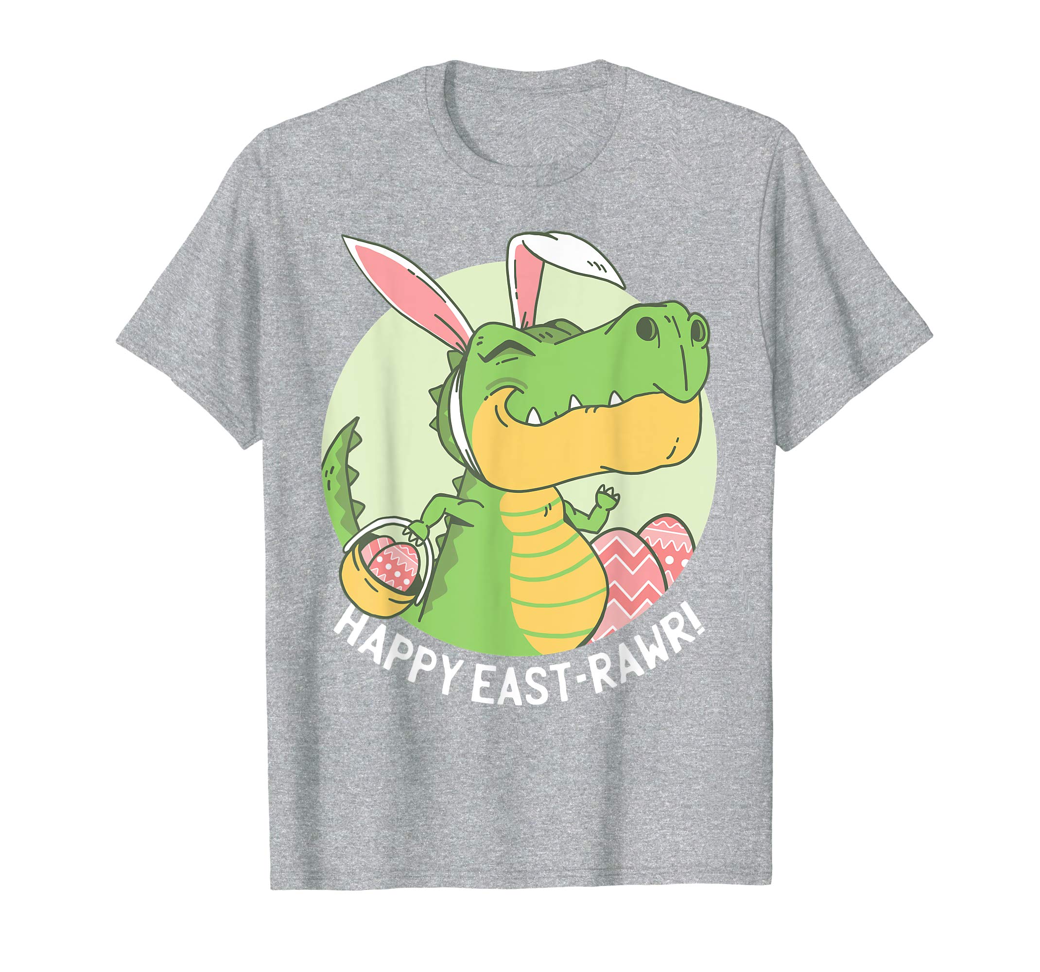 HAPPY EASTRAWR Shirt T Rex Dinosaur Easter Bunny Egg Kids
