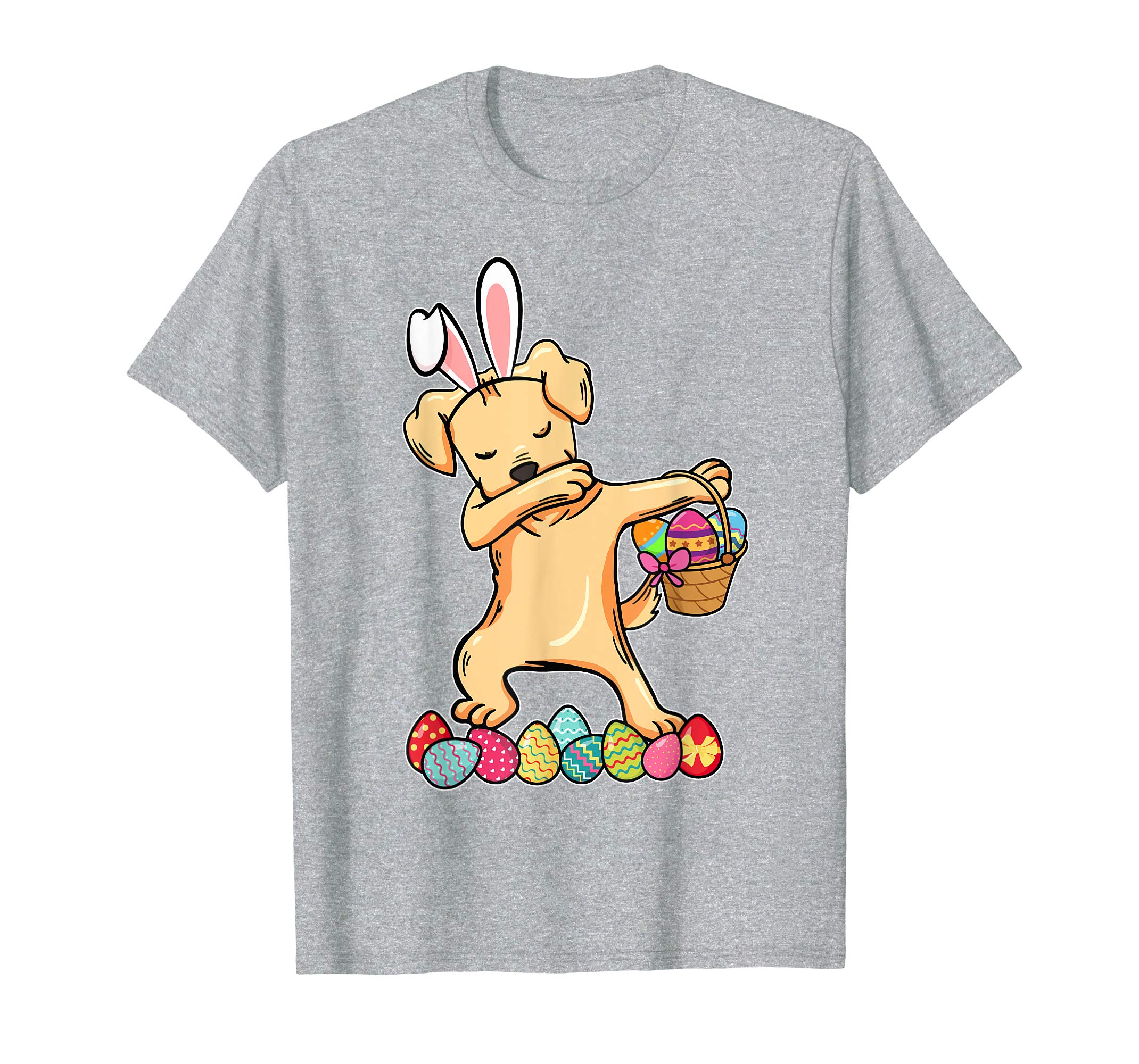 Labrador Retriever Dab Dabbing Easter Bunny Egg Basket Shirt
