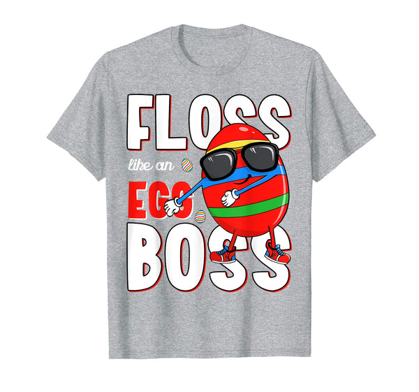 Floss Like a Boss Easter T-shirt Funny Flossing Dance Egg