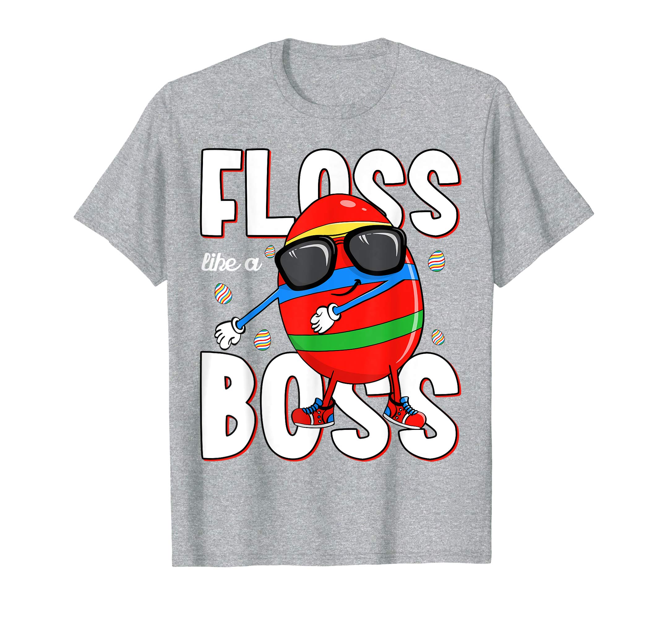 Floss Like a Boss Easter T-shirt Funny Flossing Dance Egg