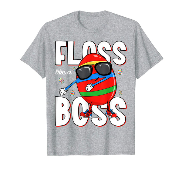 Floss Like a Boss Easter T-shirt Funny Flossing Dance Egg