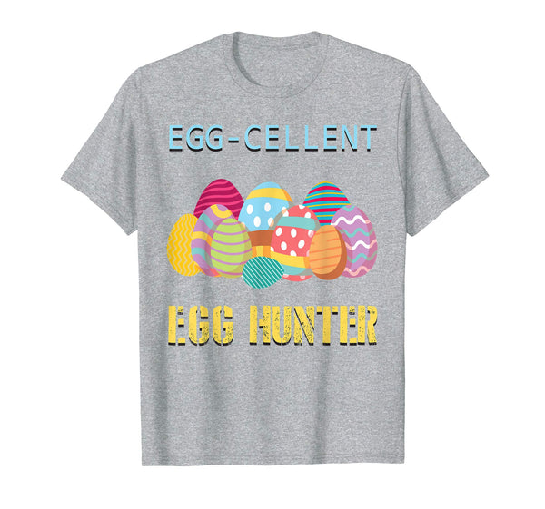 Egg-cellent Egg Hunter Easter-T-Shirt For Men Women Kids