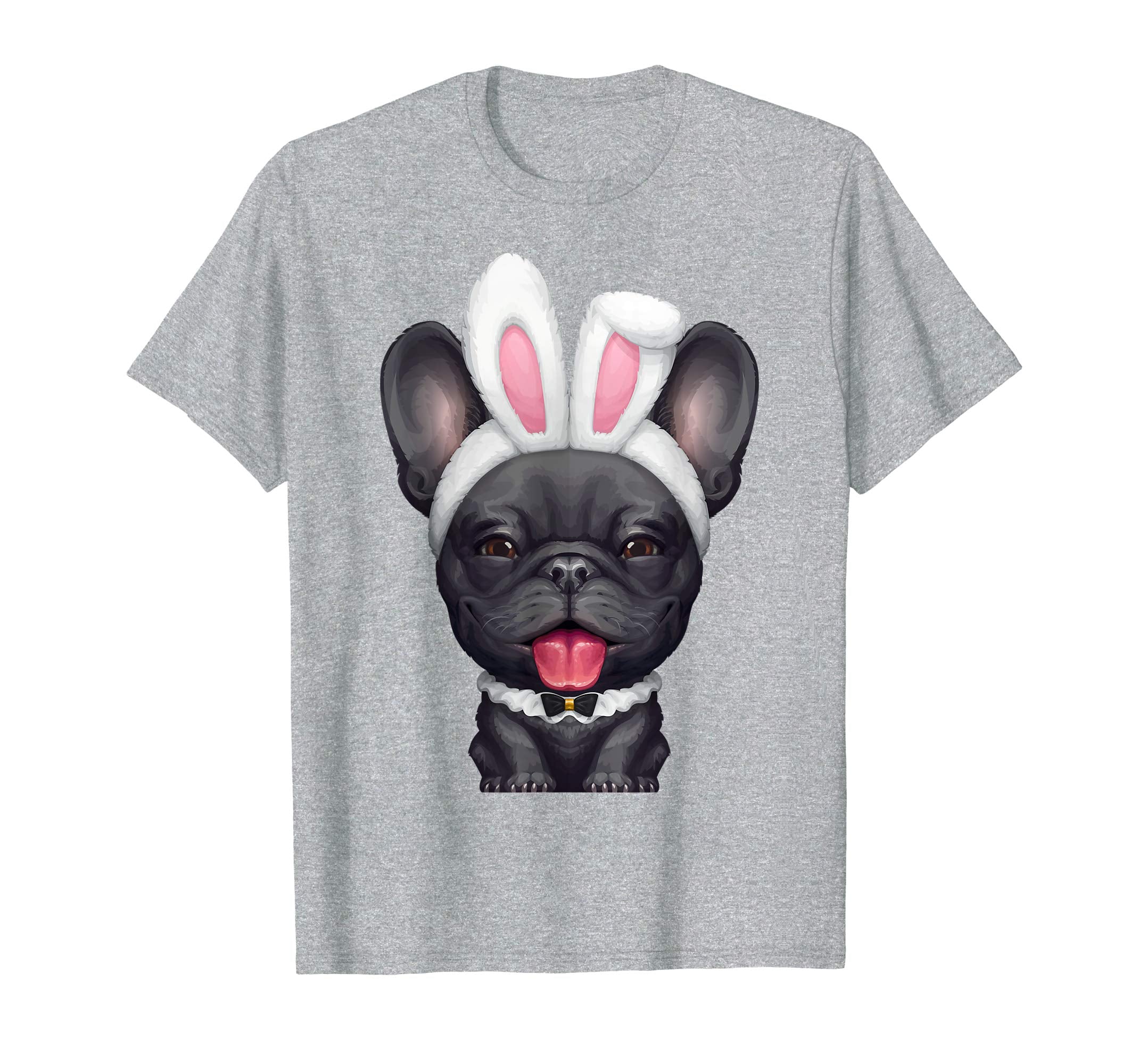 Black French Bulldog in the Easter Bunny Costume T-Shirt