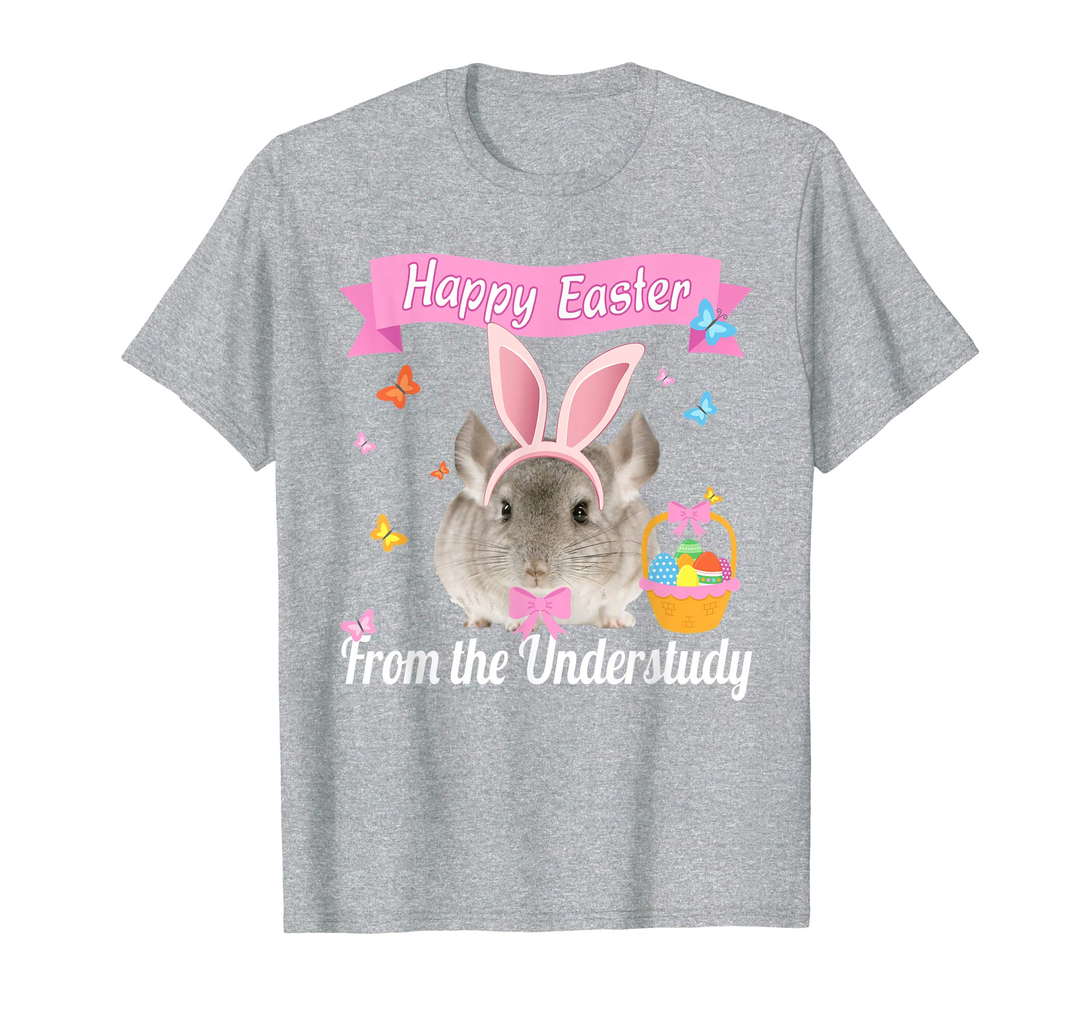 Easter Bunny Tshirt Girls Funny Chinchilla Understudy