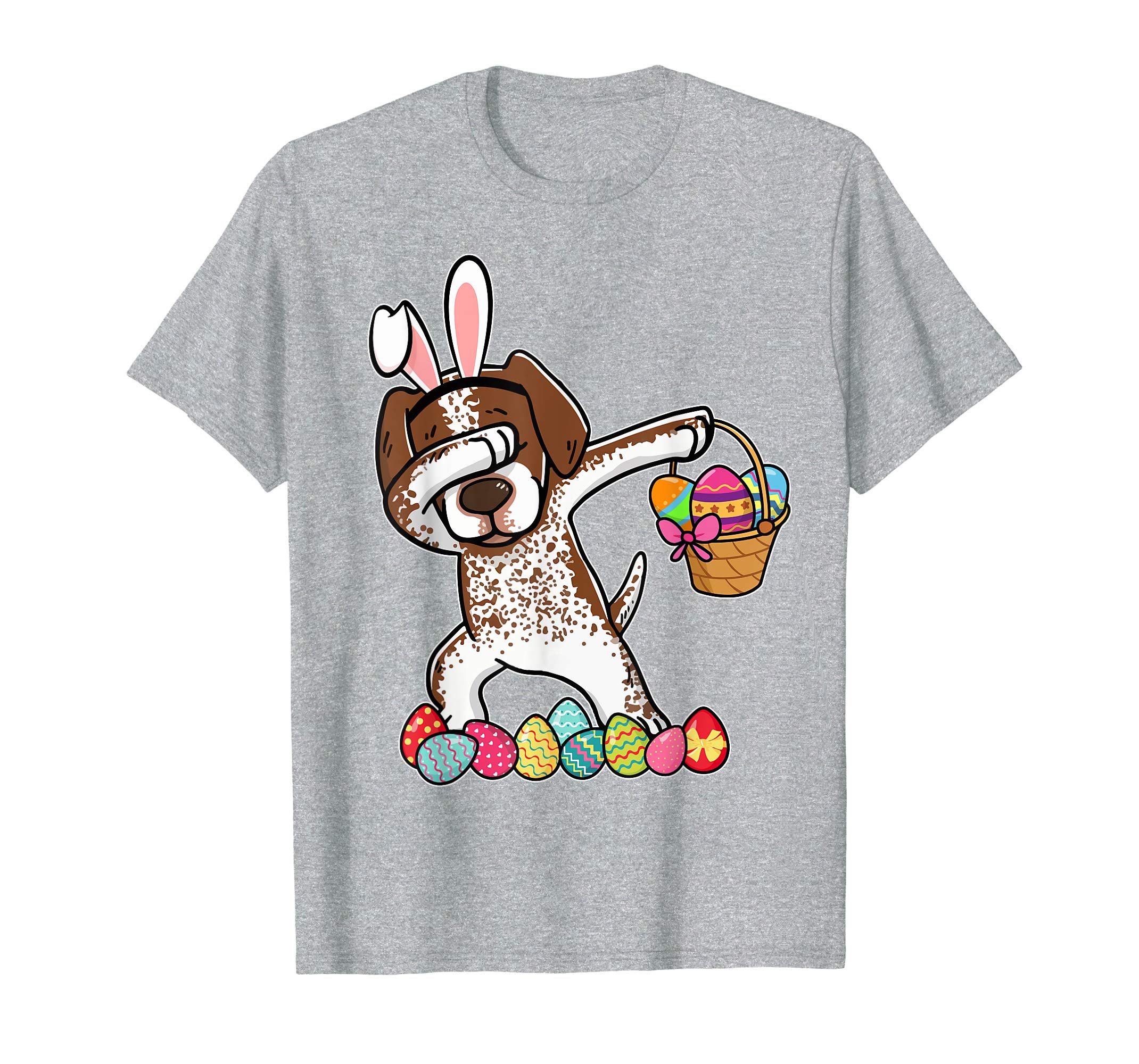 German Shorthaired Pointer Dabbing Easter Bunny Egg T-Shirt