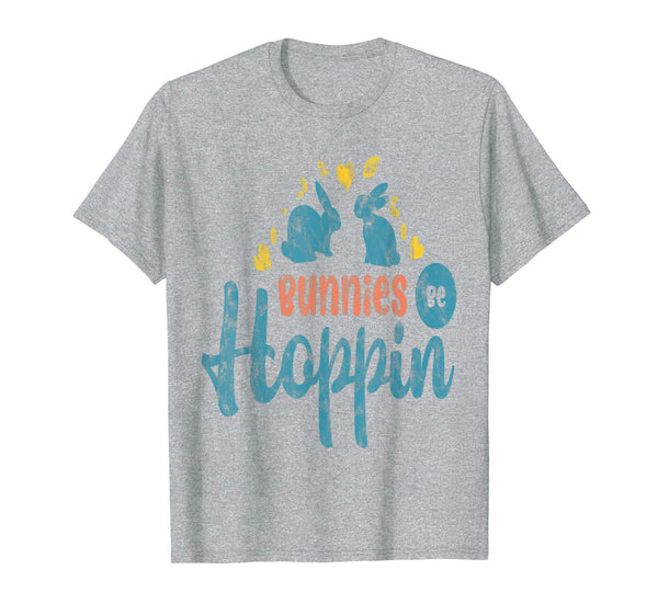 Bunnies Be Hoppin Easter T-Shirt Gift Boys
