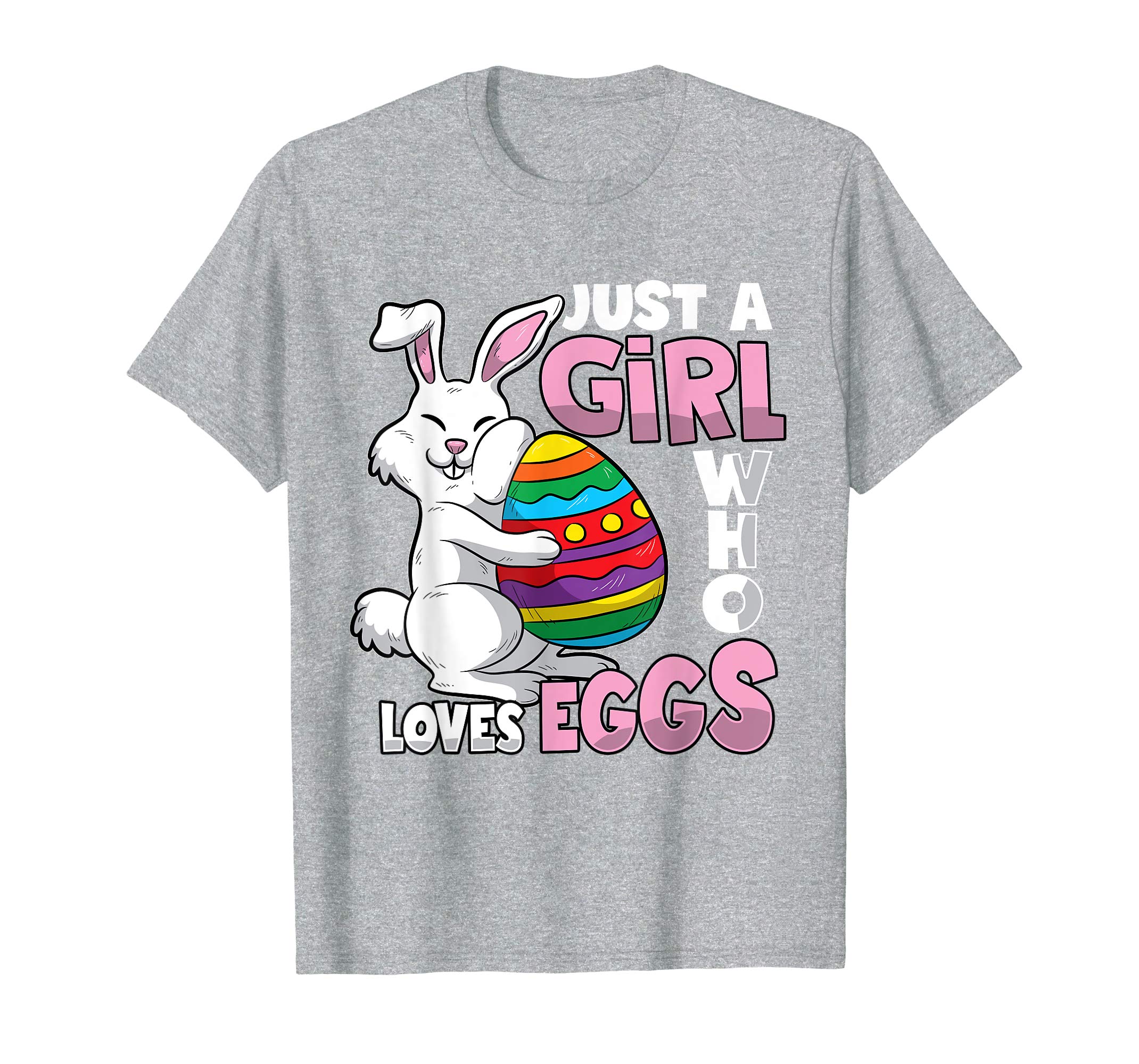 Easter Egg Hunt Girl T-shirt Cute Girls Teens Women Gift