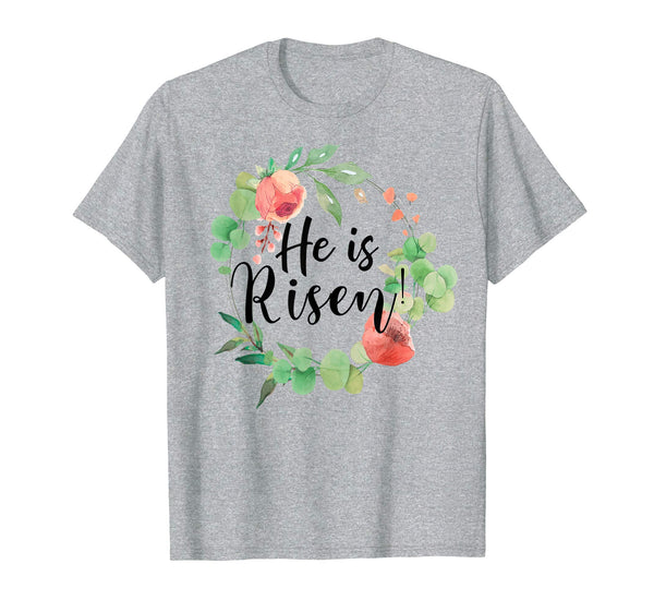 Easter Shirts for Women Religious Christian He is Risen Gift