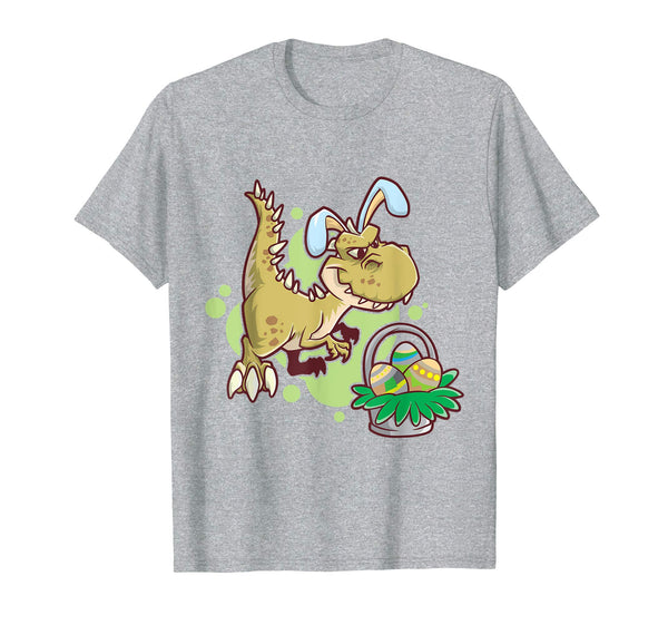 T Rex Easter Bunny Egg Hunter Dino T Shirt Gift Girl &amp; Boy