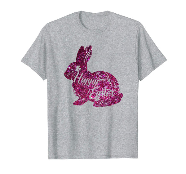 HAPPY EASTER Bunny Shirt Girls Women Kids