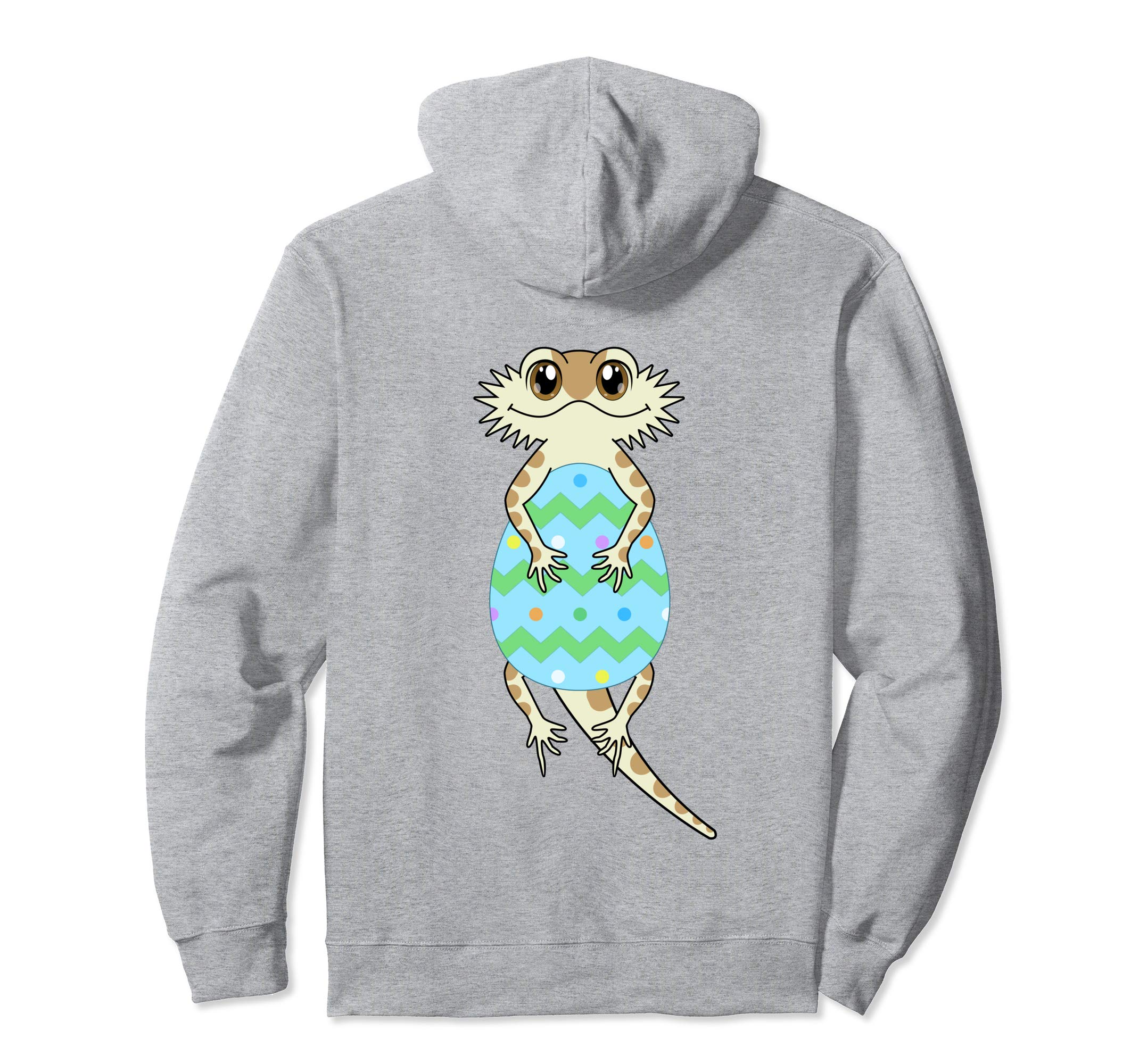 Bearded Dragon Easter Hoodie Cartoon Cute Easter Egg