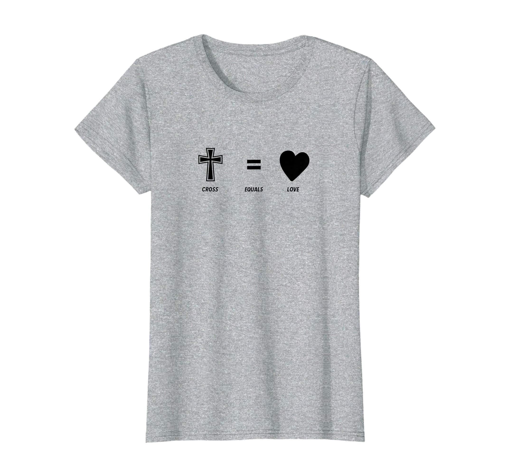 Cross Equals Love Inspiring Easter Christian Gift Shirt