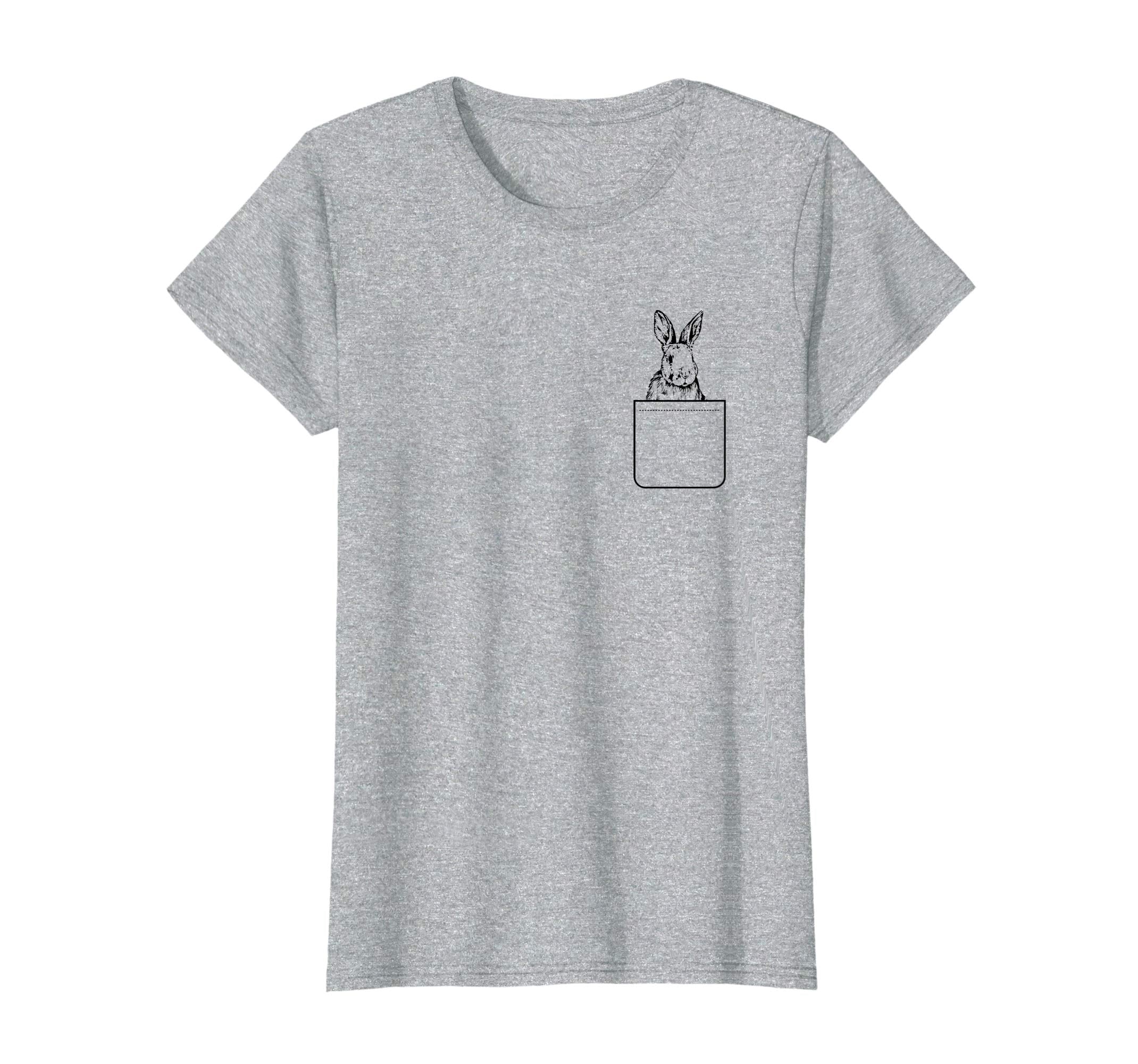 Bunny In Your Pocket Animal Easter Rabbit Kids Tshirt