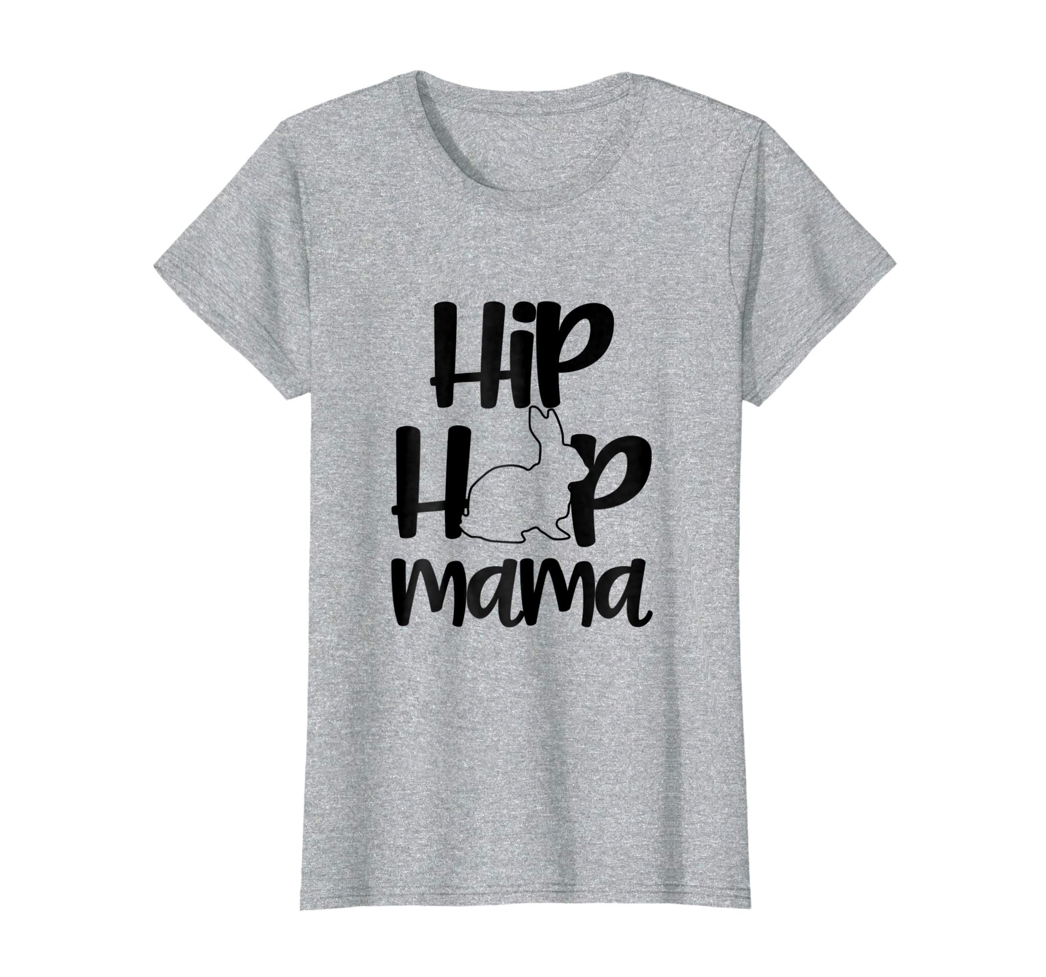 Womens Hip Hop Mama Easter Bunny T-Shirt Mommy Rabbit