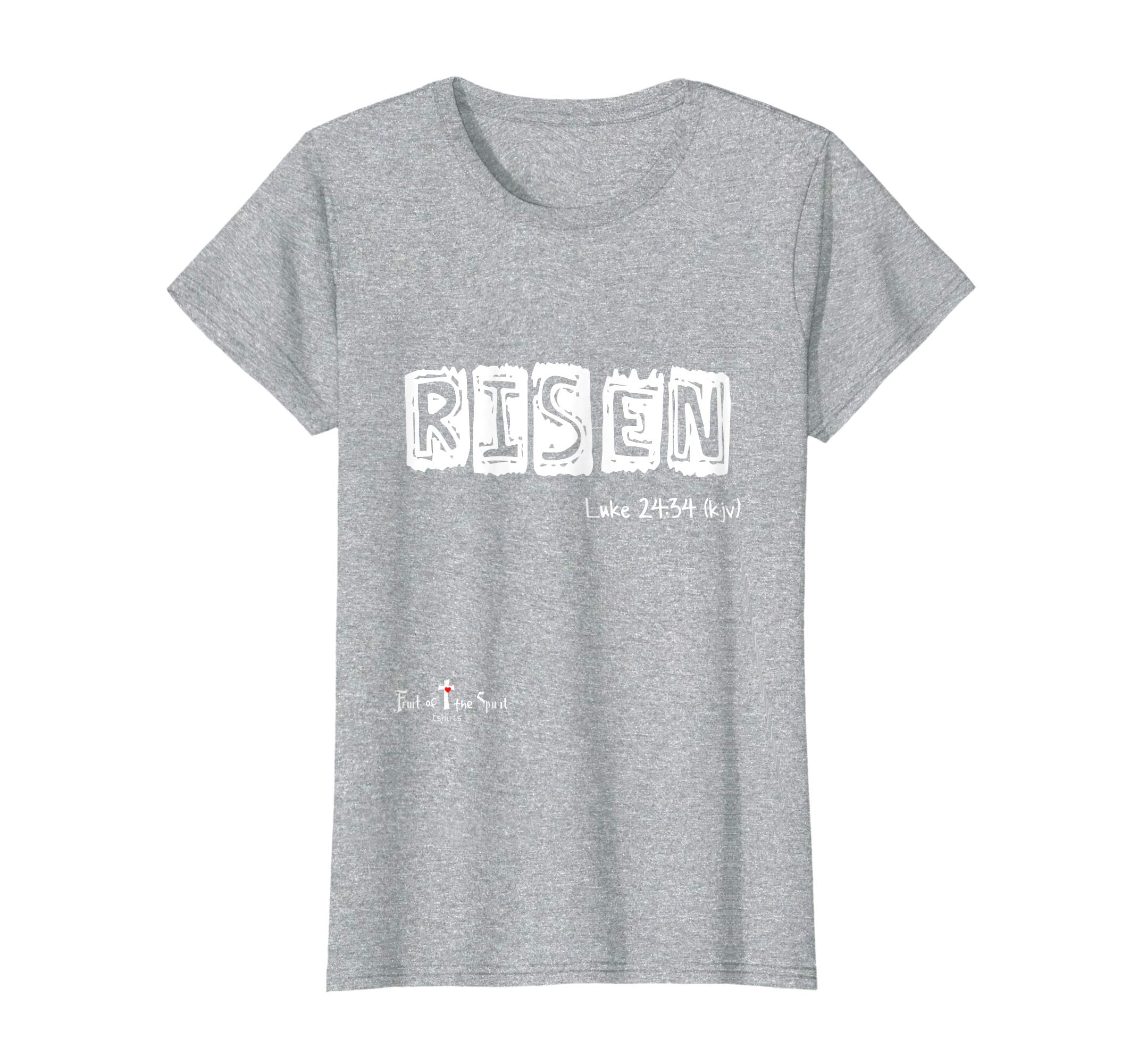 Risen Luke 24:34 Christian tshirt #Easter wl