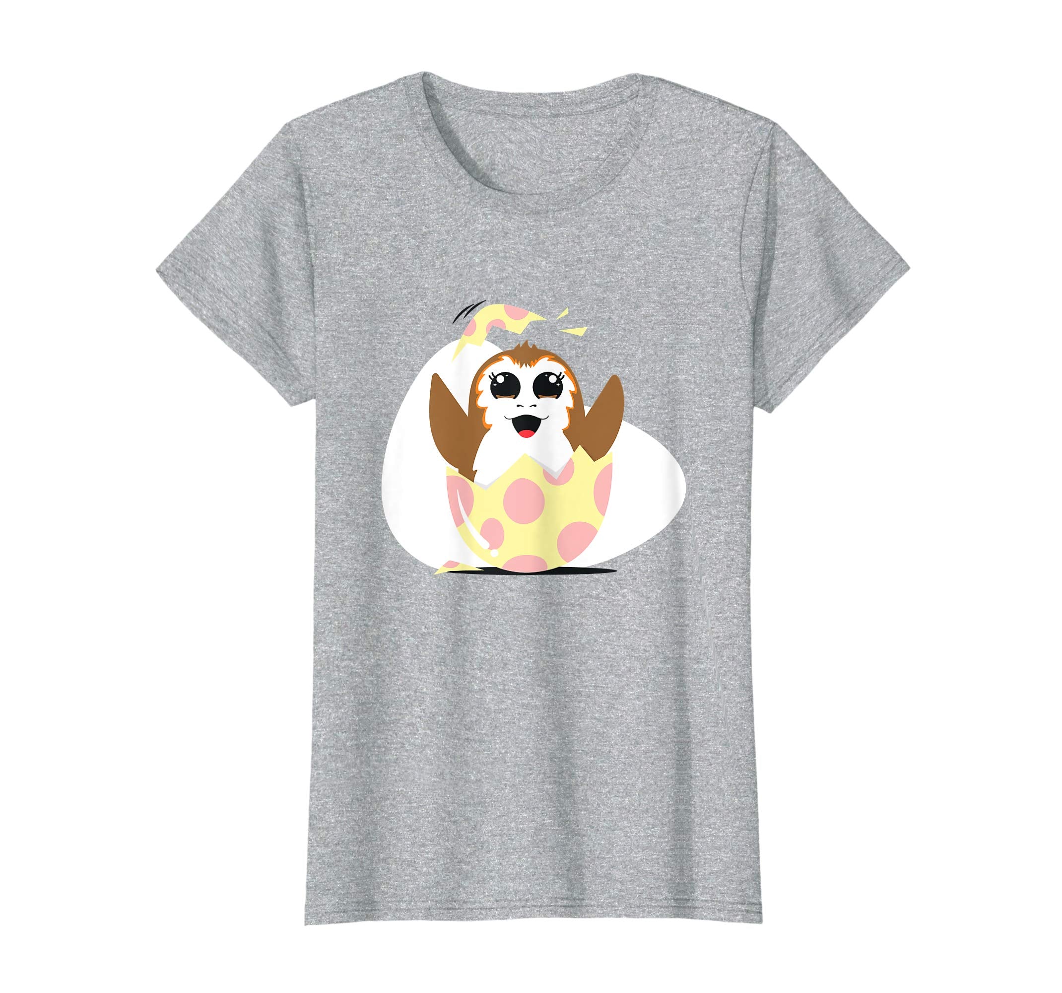 Star Wars Porg Cartoon Hatching from Easter Egg T-Shirt