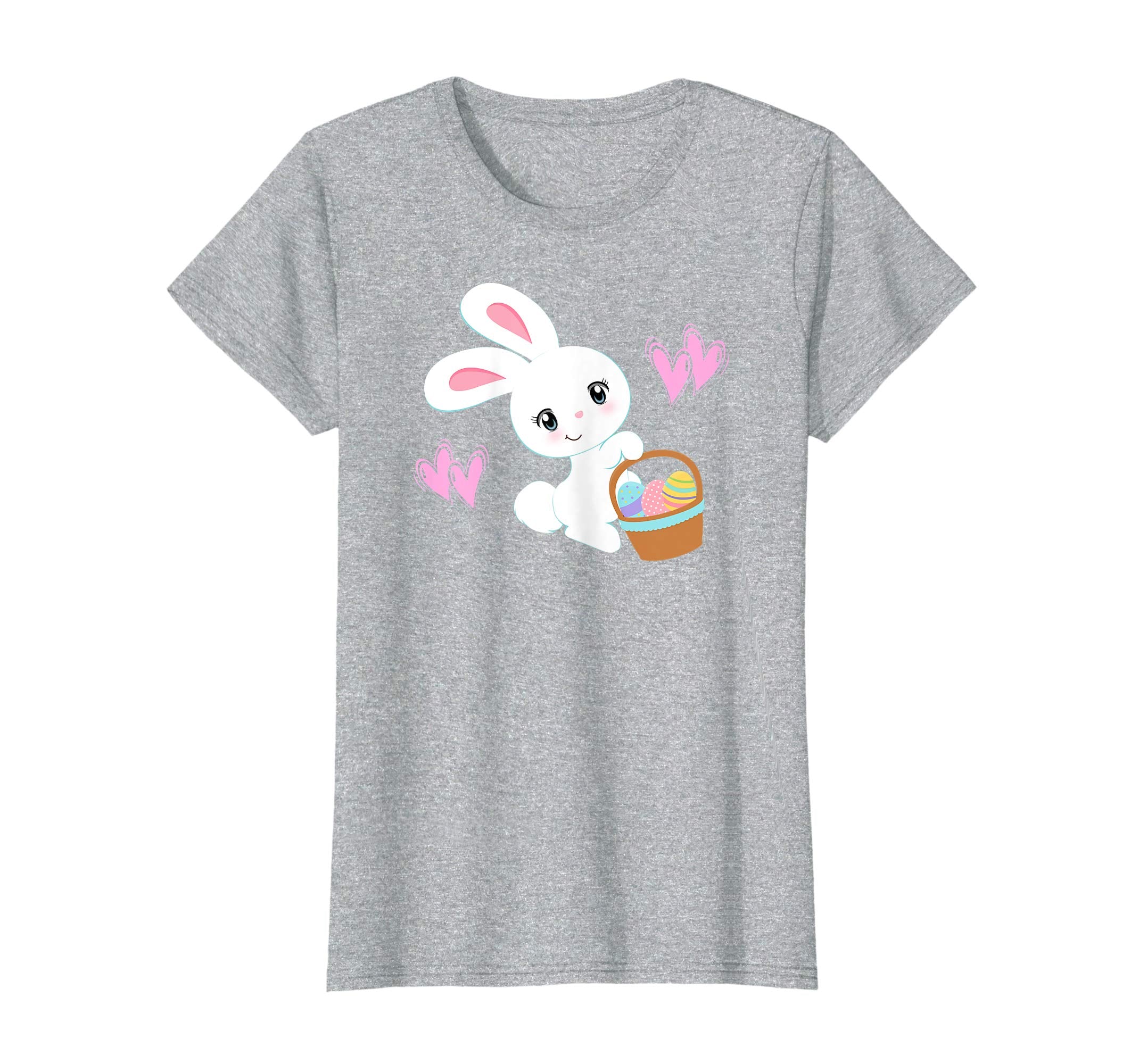 Bunny T-Shirt Girls Women Kids Cute Easter Egg Hunt Bunnies