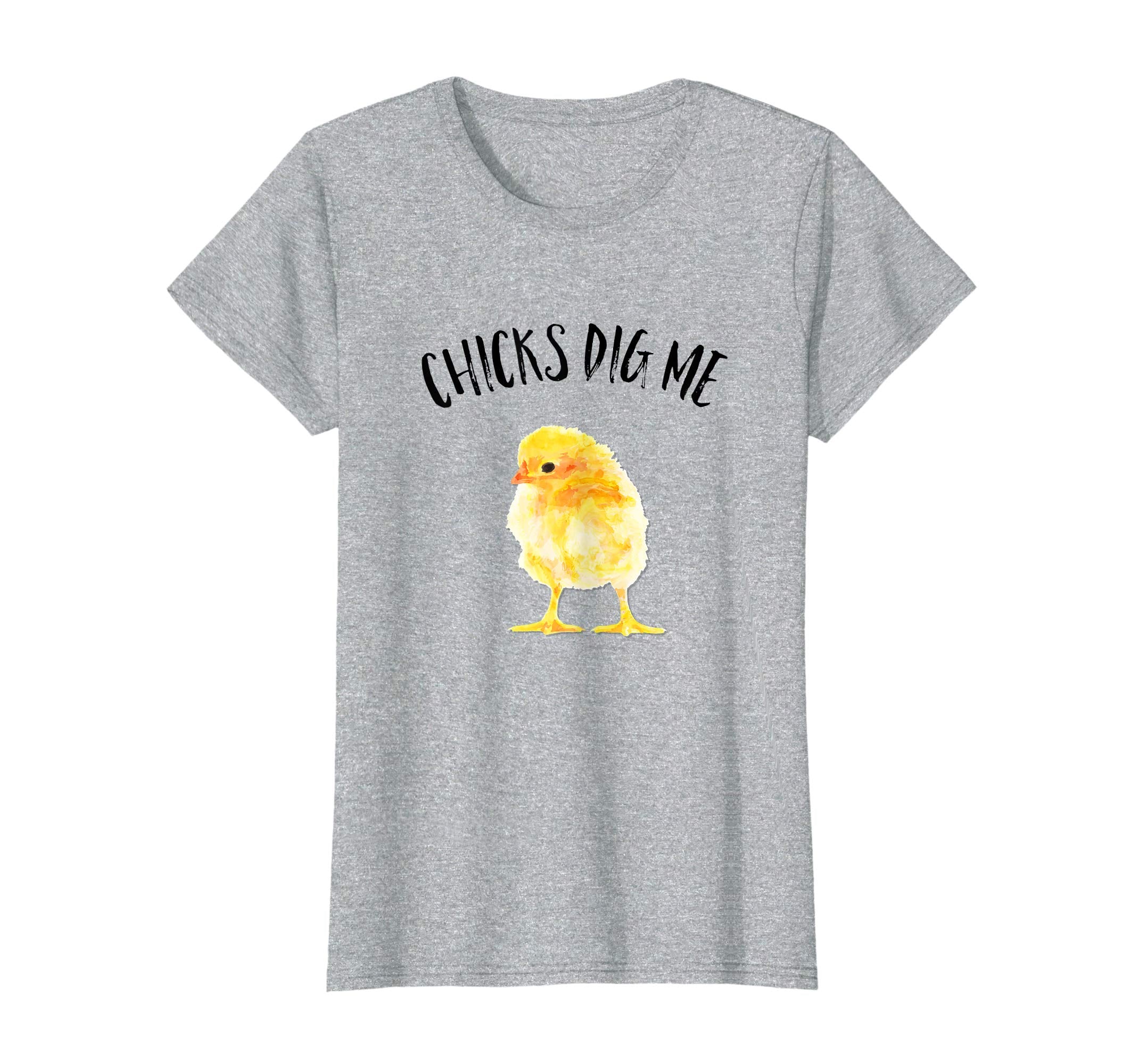 Chicks Dig Me Real Chick Happy Easter Spring T Shirt