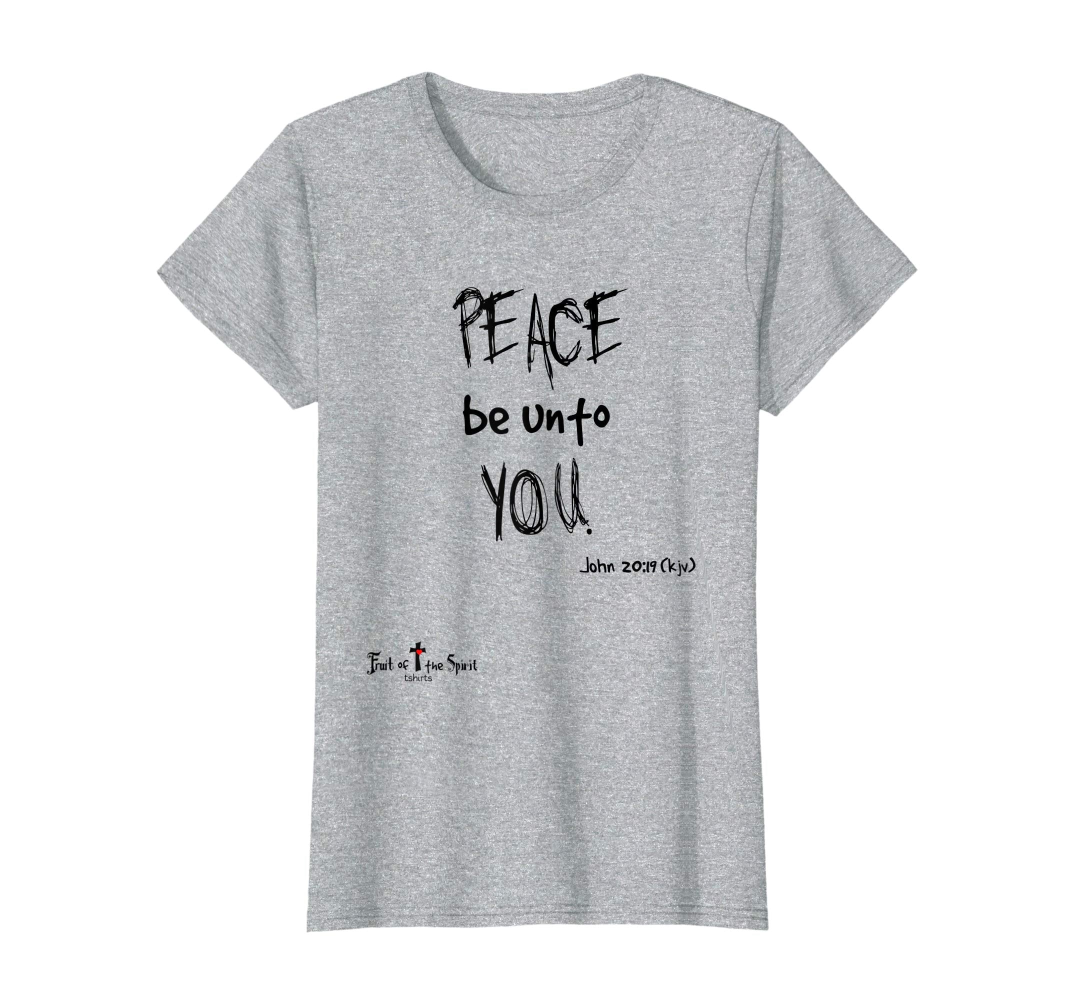 John 20:19 Peace be unto you. Christian Tshirt #Easter bl