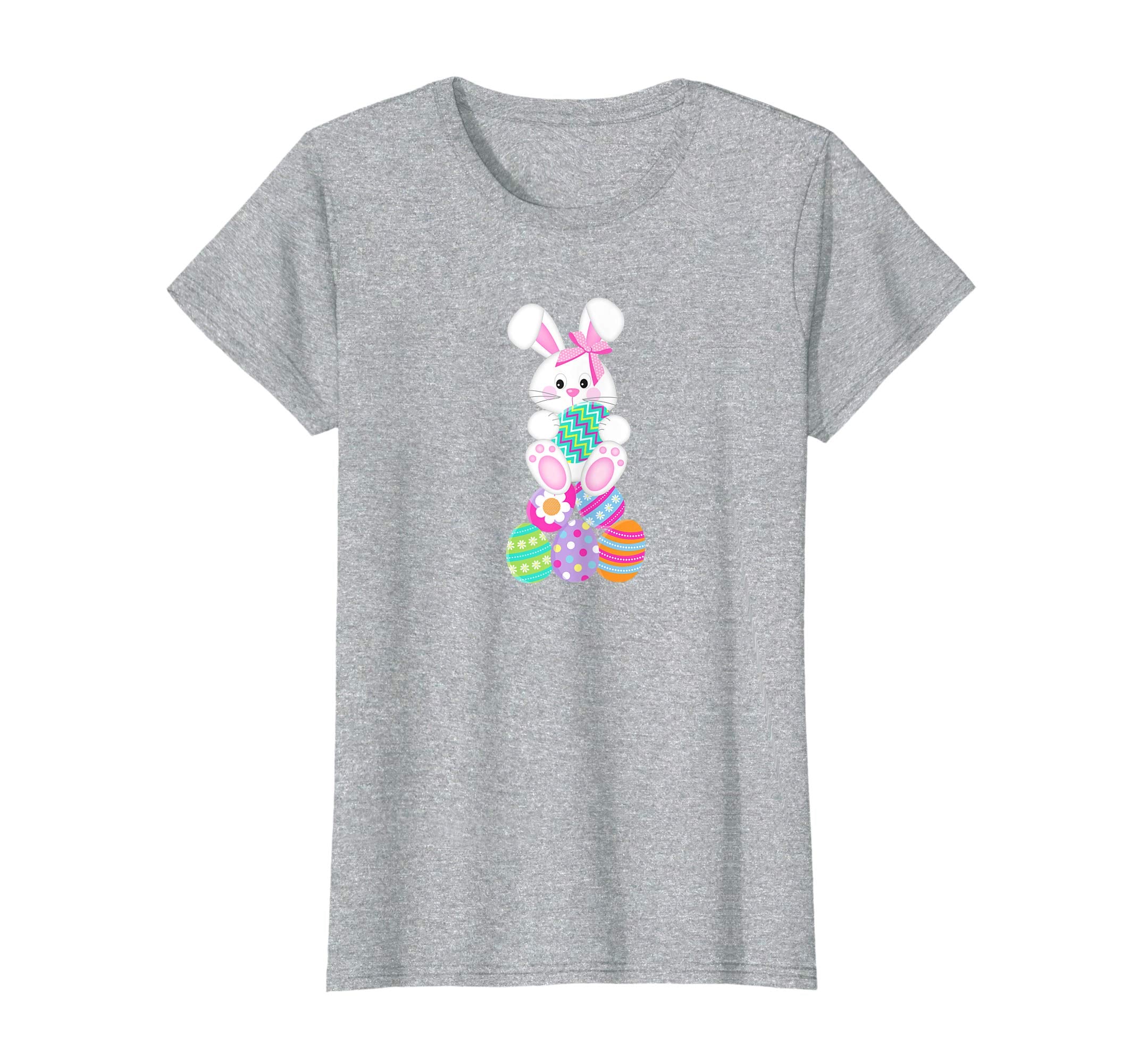 Cute Easter T-Shirt with Bunny and Easter Eggs