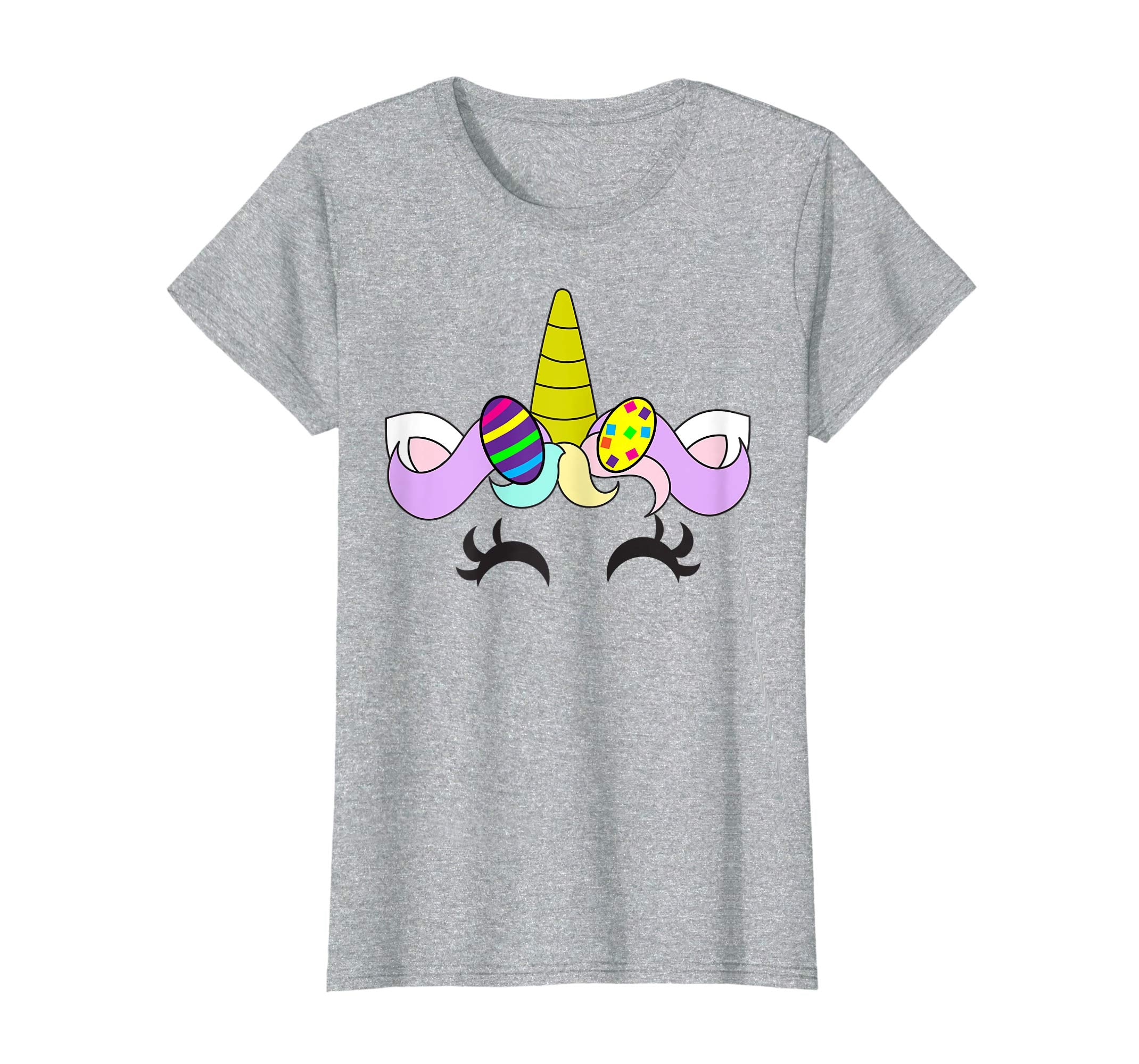 Easter Unicorn Girl Shirt | Cute Easter Painted Eggs Gift