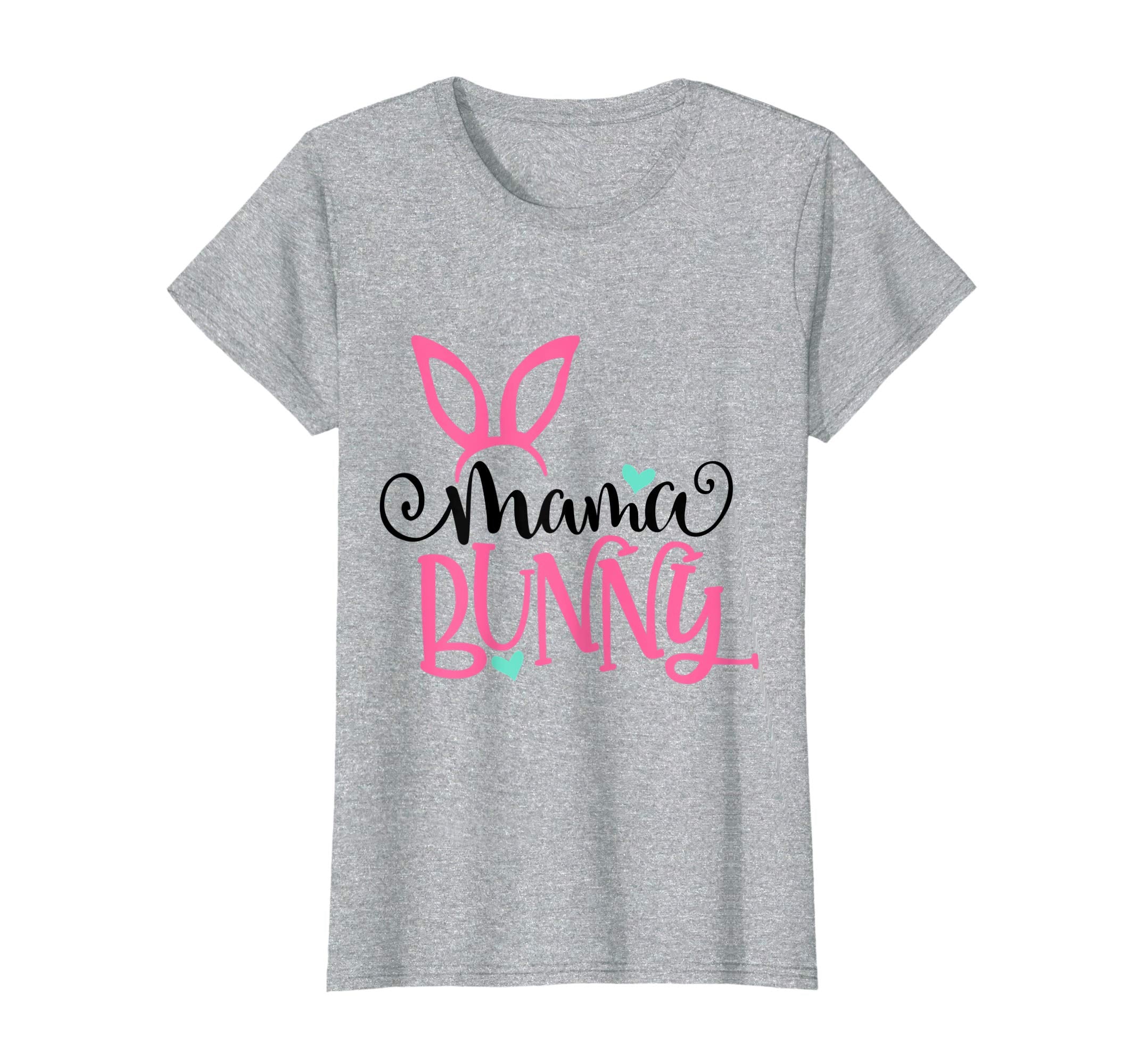 Womens Mama Bunny Cute Rabbit Headband Easter Shirt