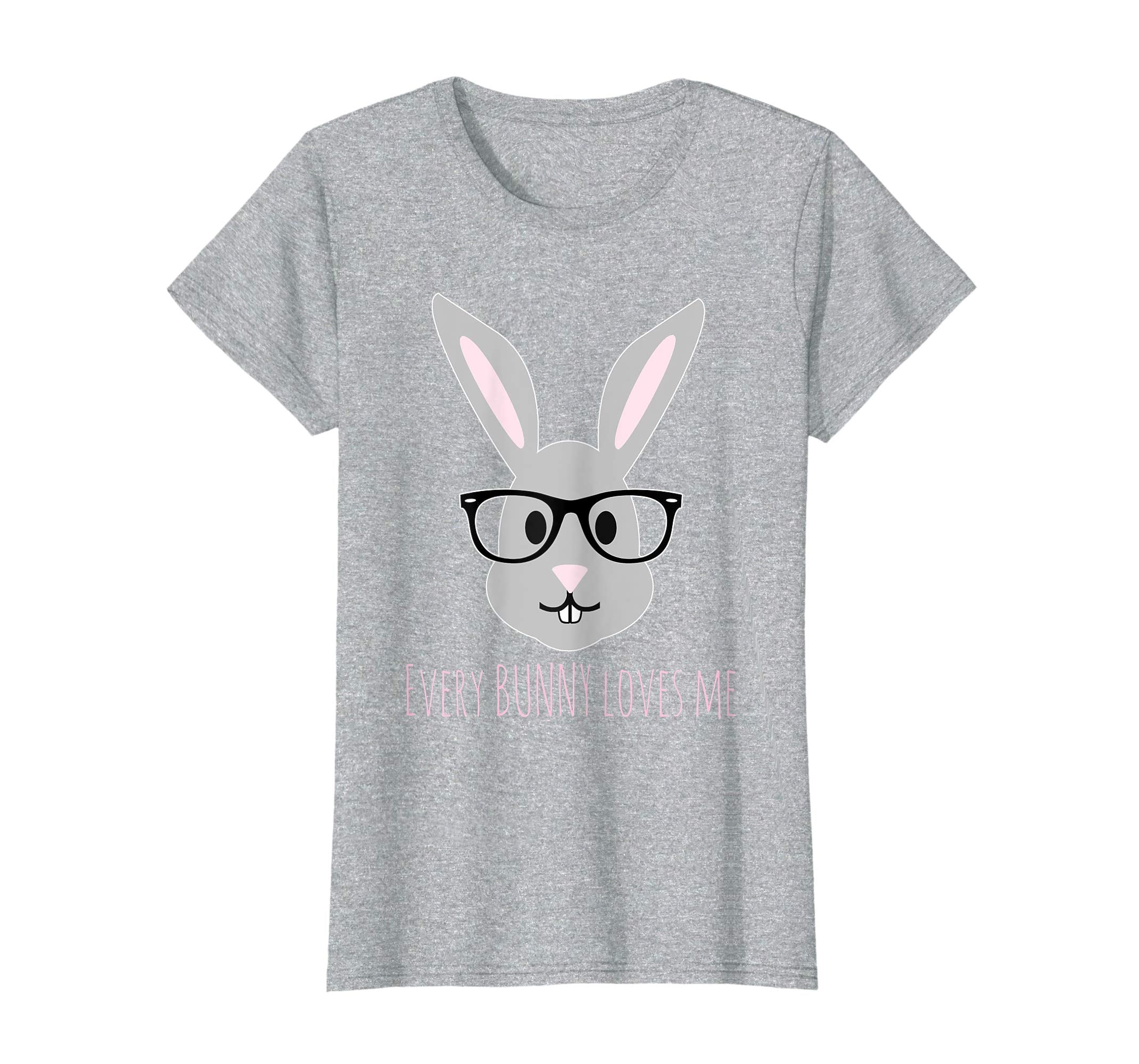 Happy Easter T-Shirt Cute Bunny Head with Glasses TShirt