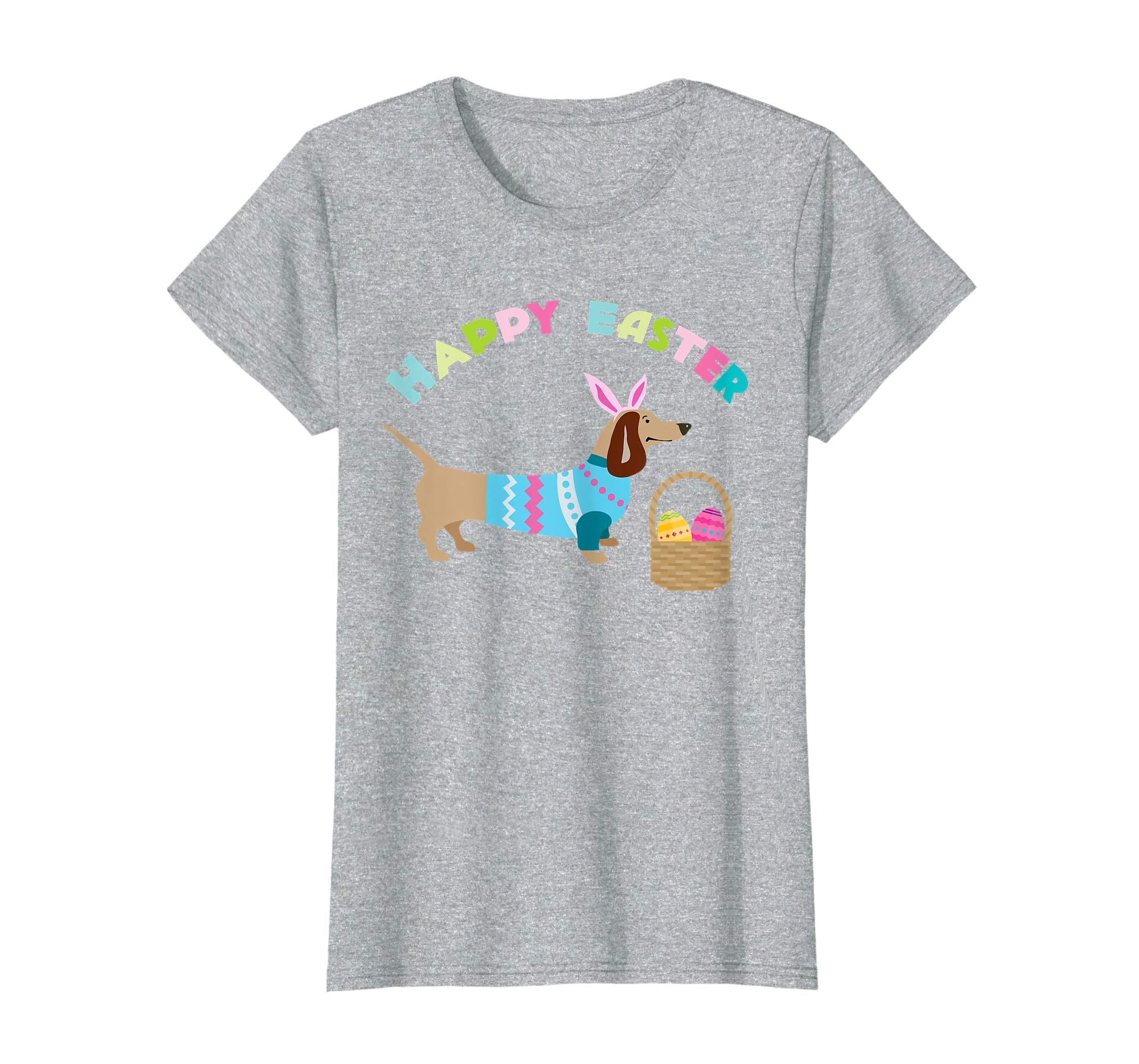 Weiner Daschund Easter T-shirt Doxie in Dog Dress