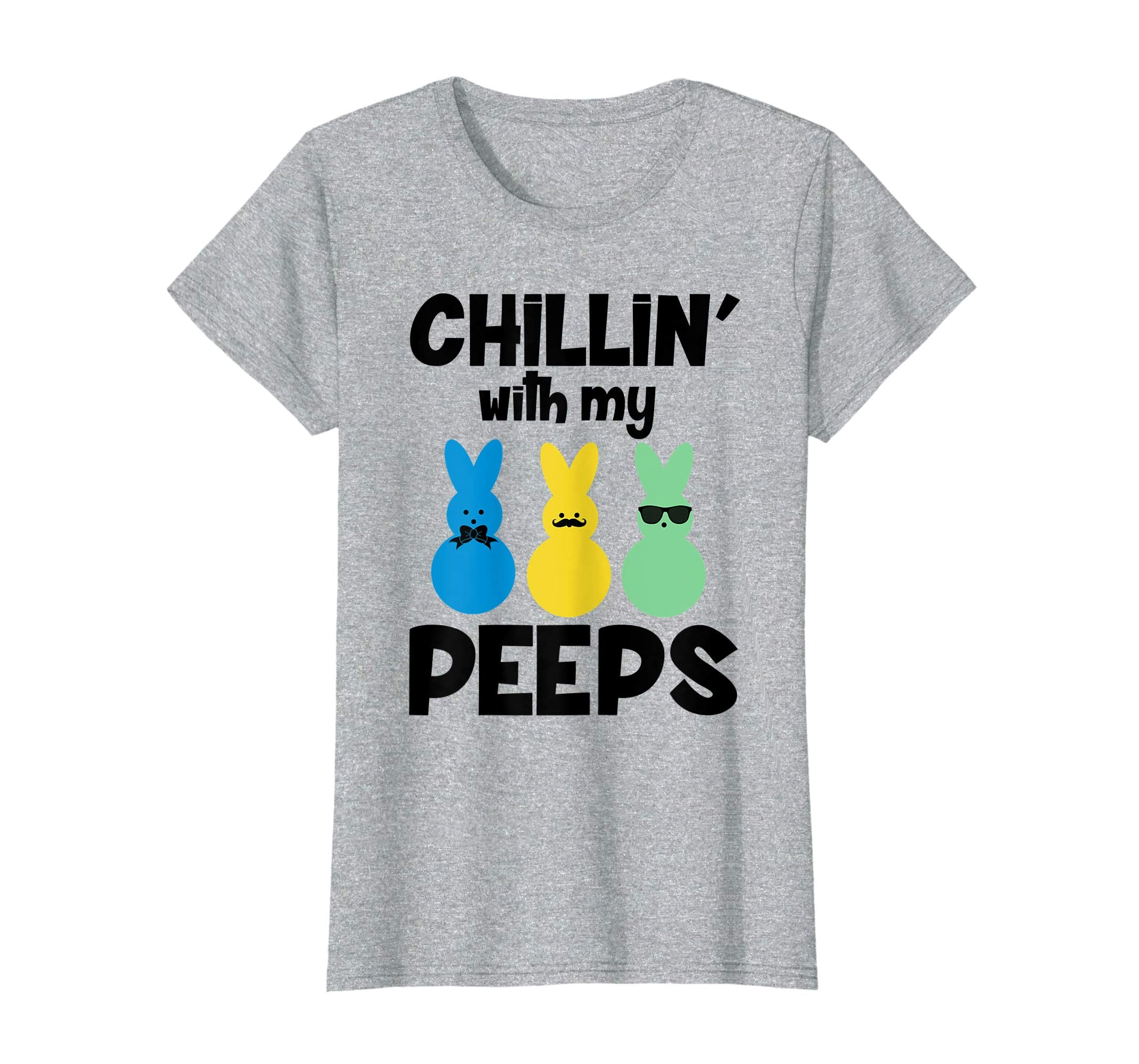 Chillin with my Peeps t-shirt Easter Bunny bow sunglasses