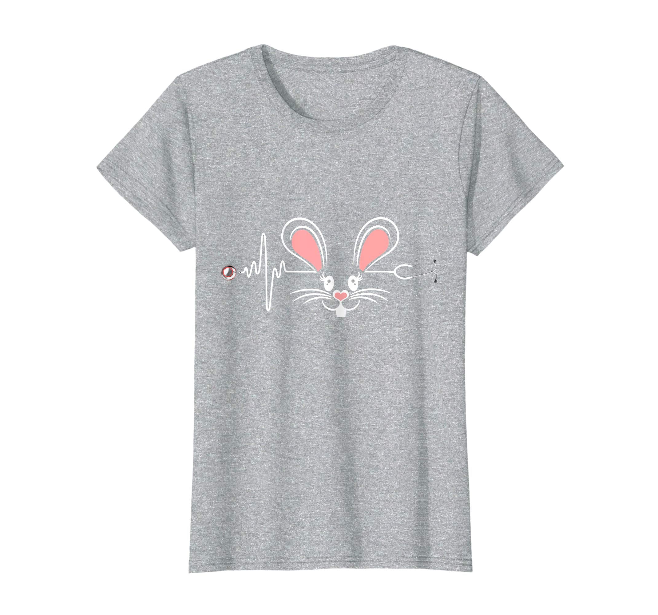 Funny Stethoscope Nurse Doctor Bunny Rabbit Easter T-Shirt