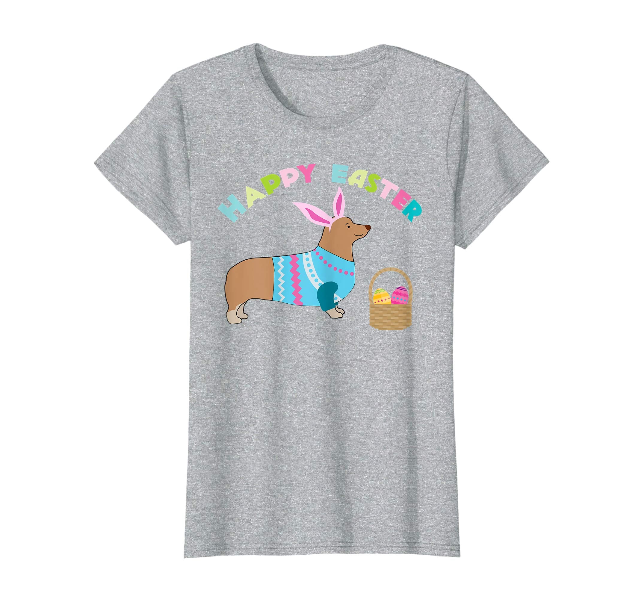 Corgi Easter T-shirt Pembroke Welsh Corgi in Dog Dress